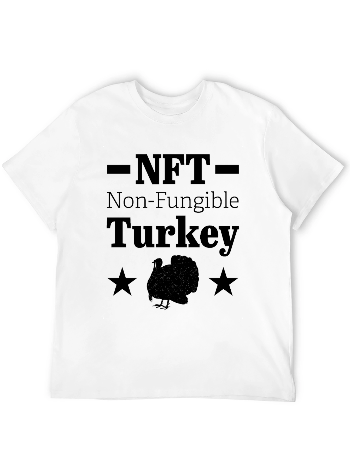 Black NFT Non-Fungible Turkey Graphic Tee view 12