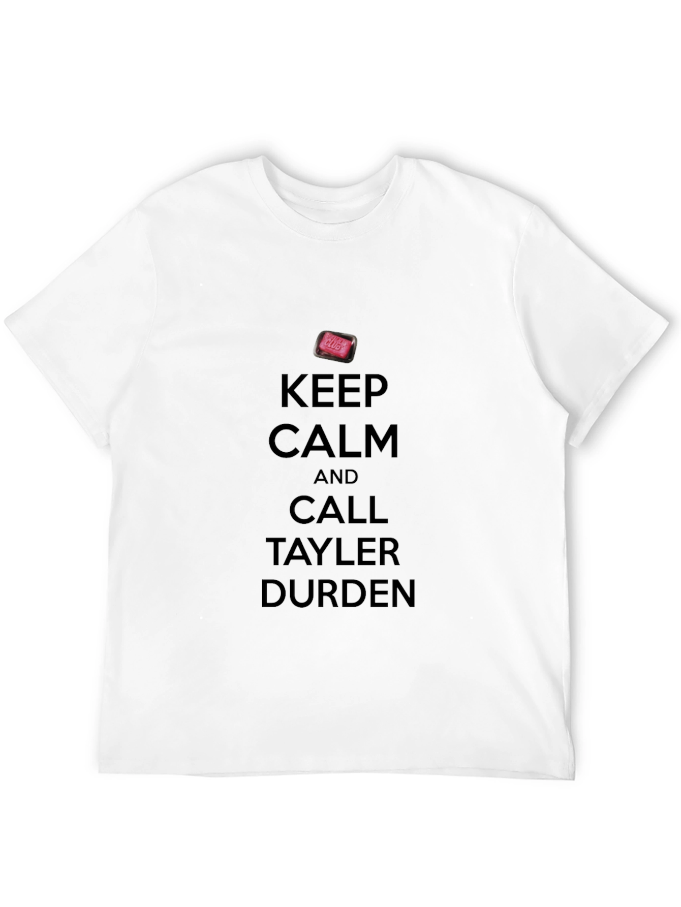 Black Keep Calm & Call Tayler Durden Black T-Shirt view 12