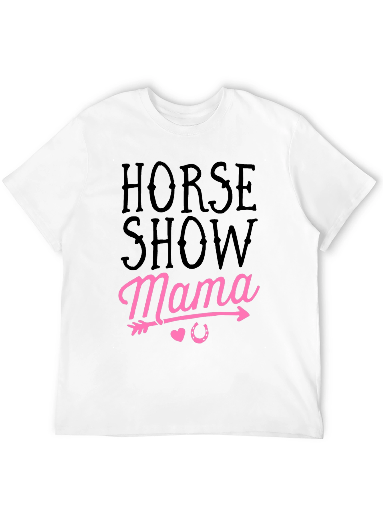 Horse Show Mama Black Graphic Tee - 12
