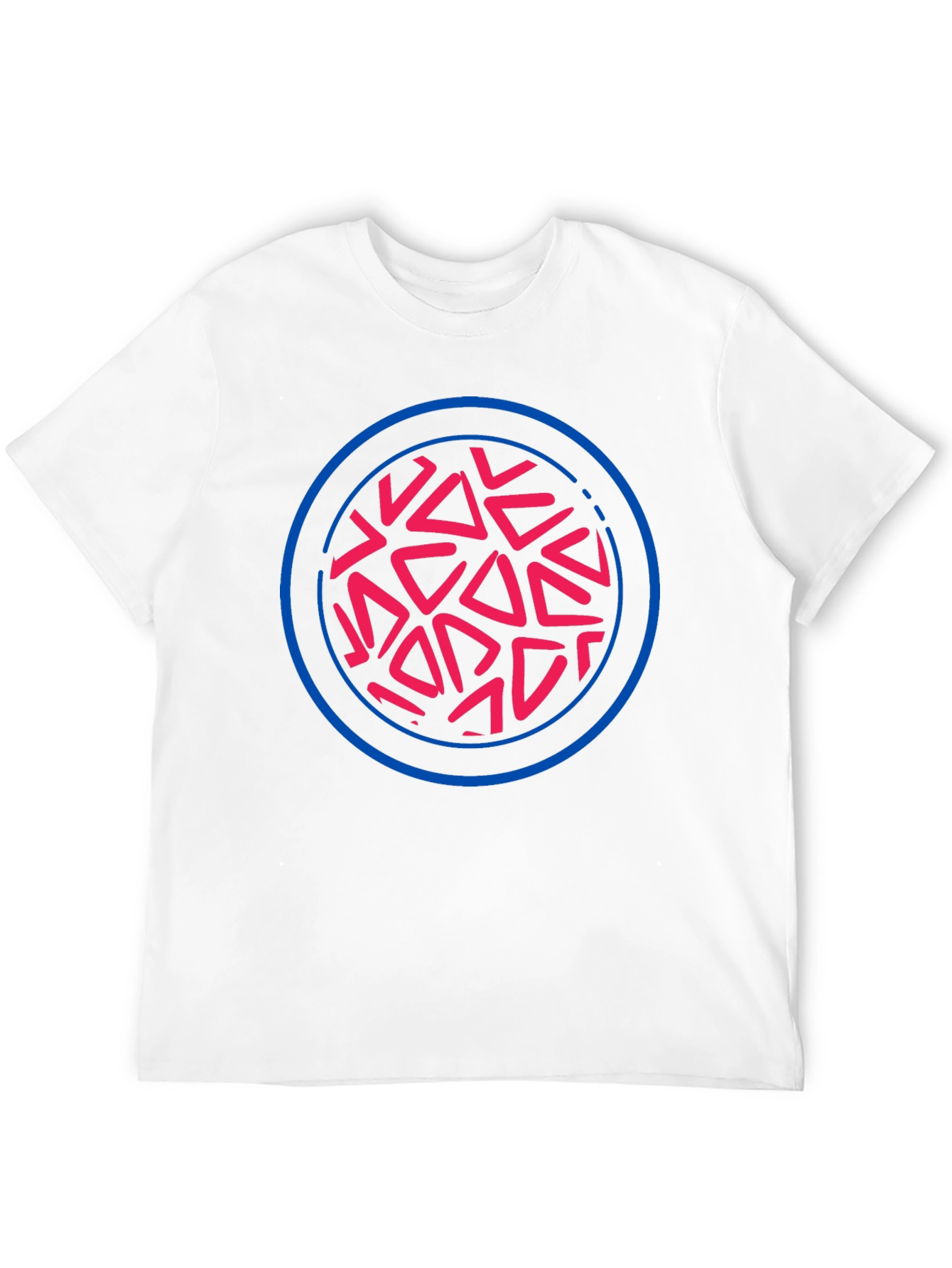 Abstract Circle Graphic Tee - Black - 12