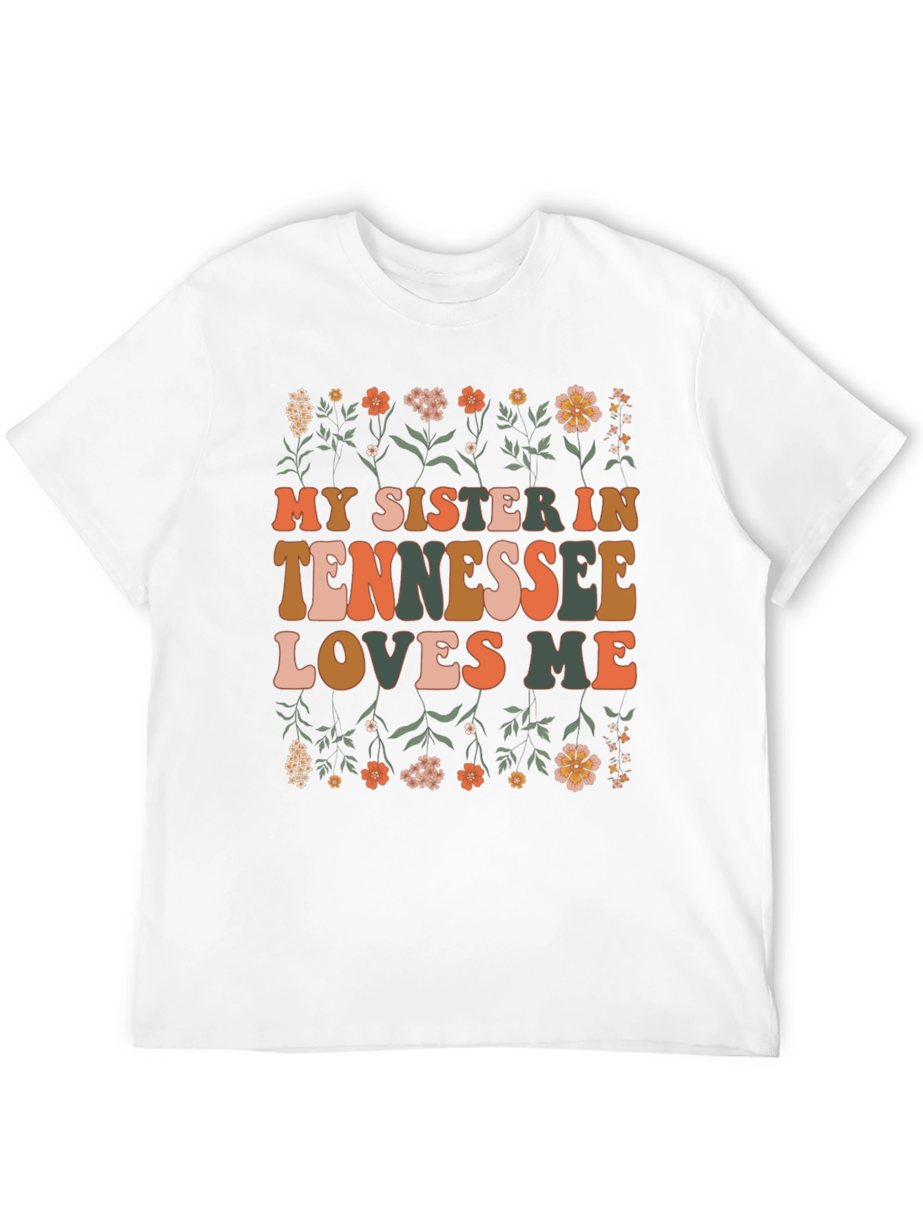 Black My Sister in Tennessee Loves Me Black Graphic Tee view 12