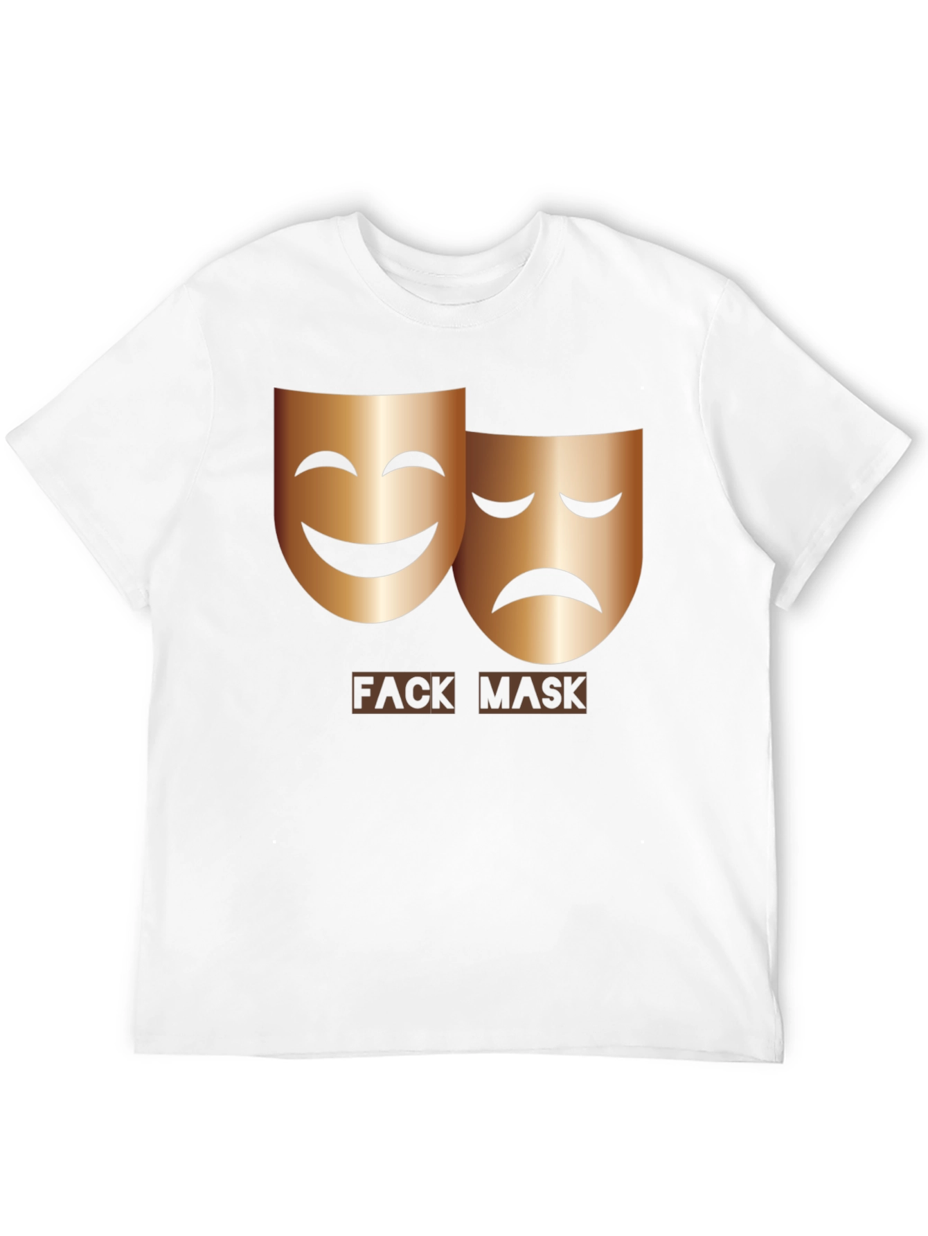 Comedy Tragedy Masks T-Shirt - Theatrical Graphic Tee - 12