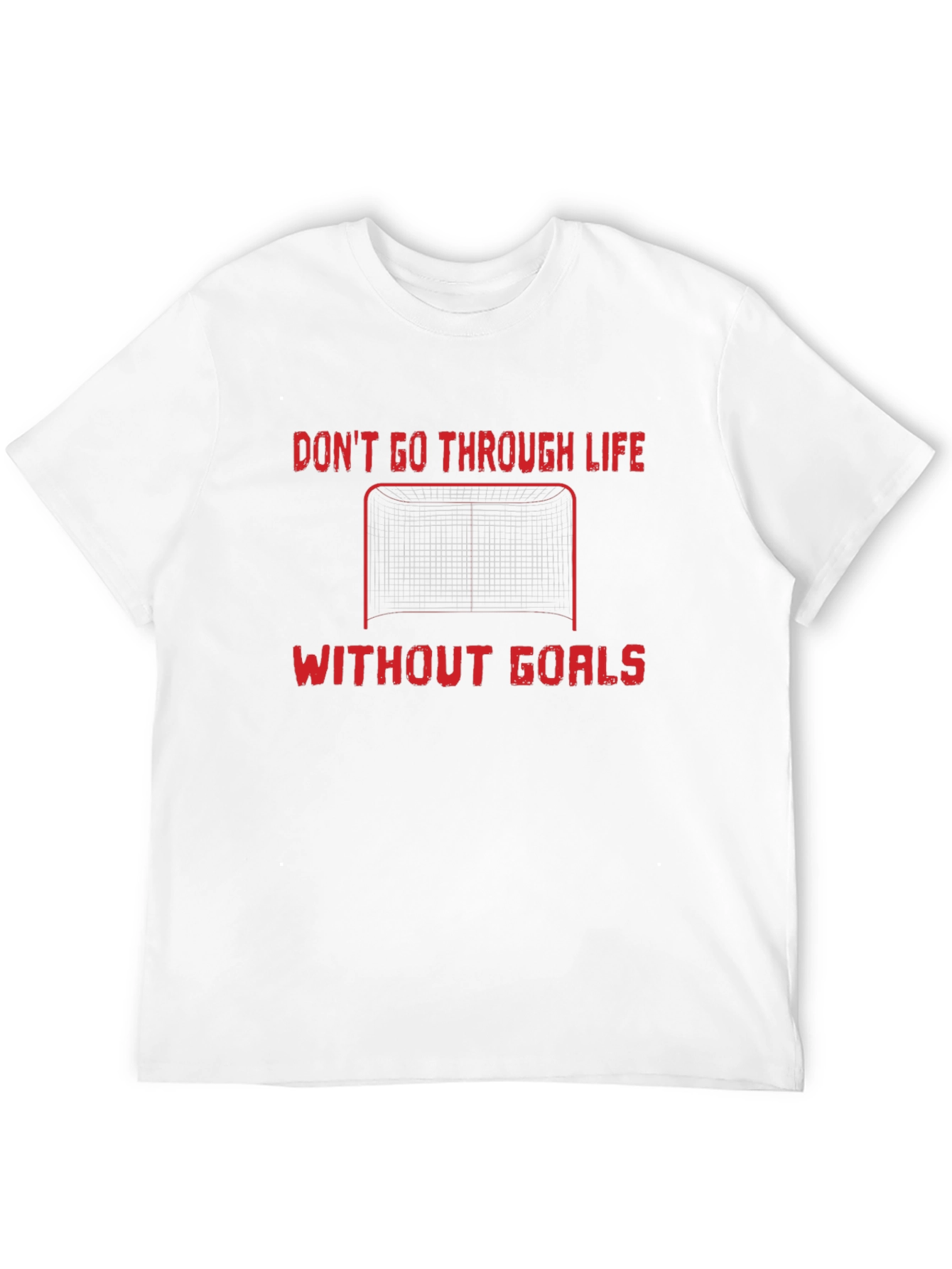 Black Goal Getter T-Shirt: Don't Go Through Life Without Goals view 12
