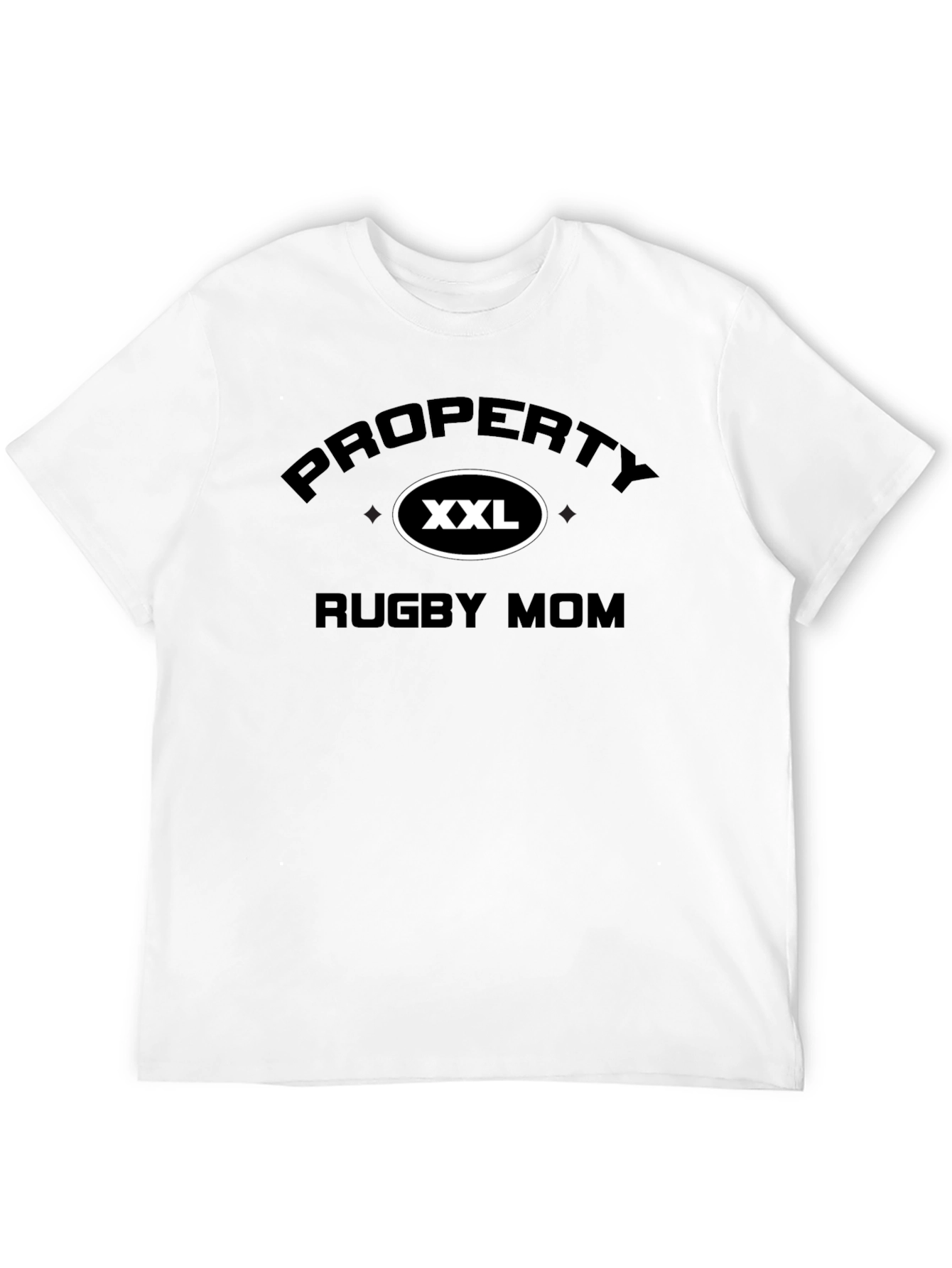 Black Rugby Mom T-Shirt - XXL Size view 12