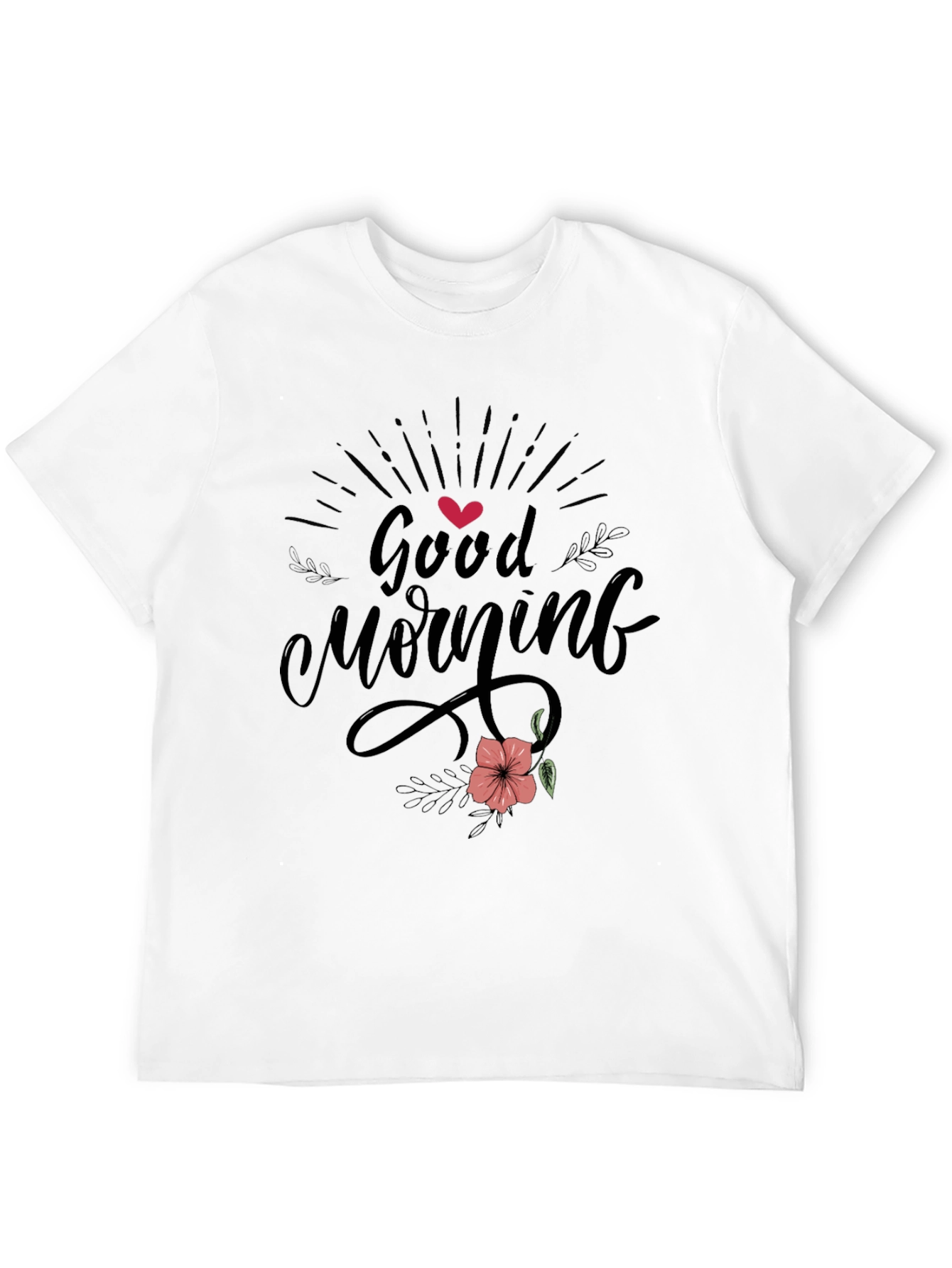 Black Good Morning Black Graphic Tee view 12