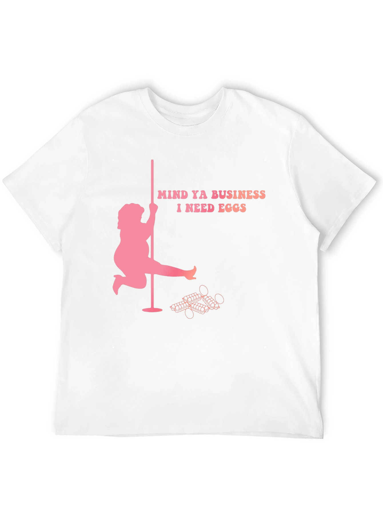 Black Mind Ya Business I Need Eggs Graphic T-Shirt view 12