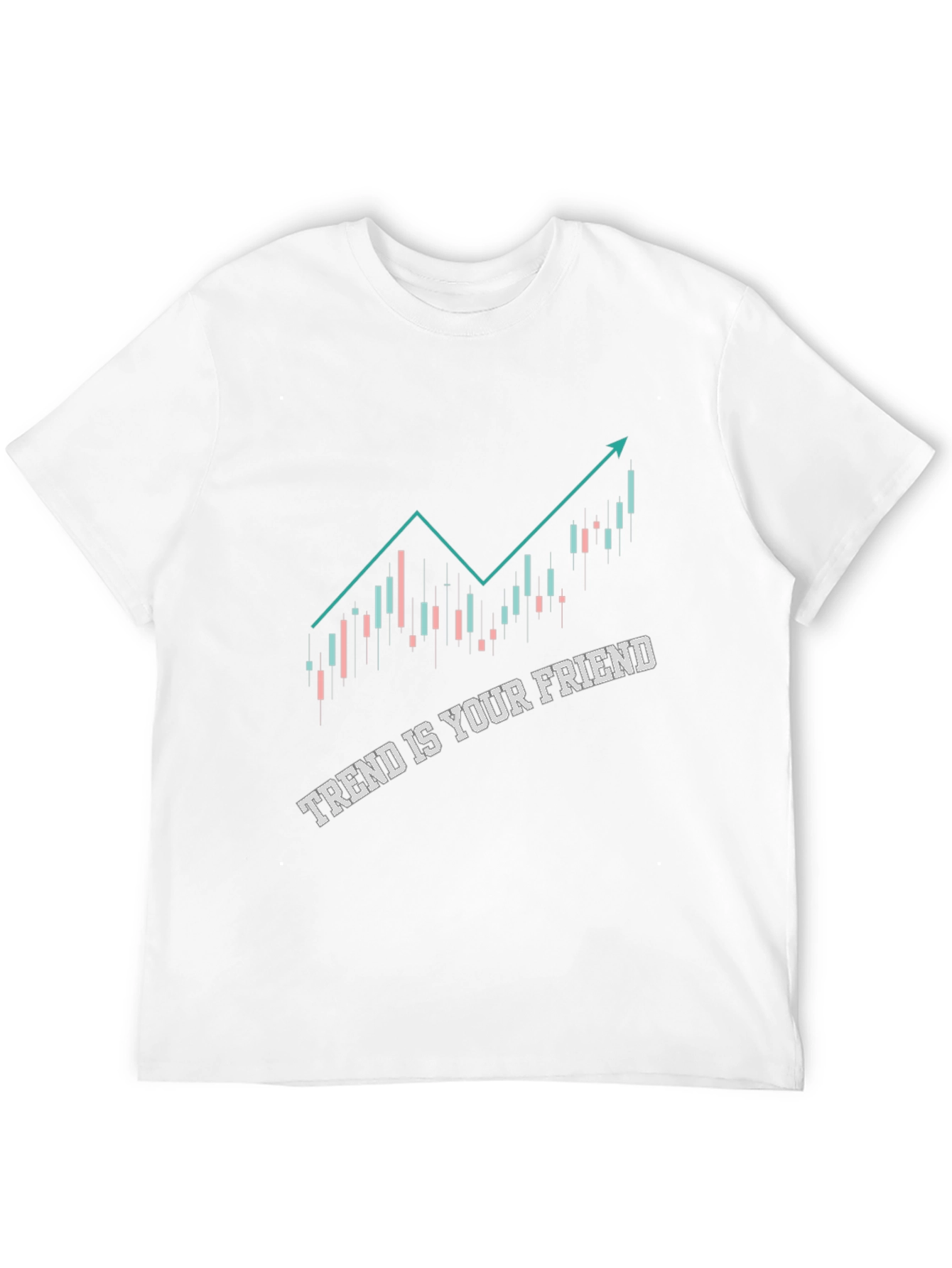 Black Trend Is Your Friend Stock Market Trader T-Shirt view 12