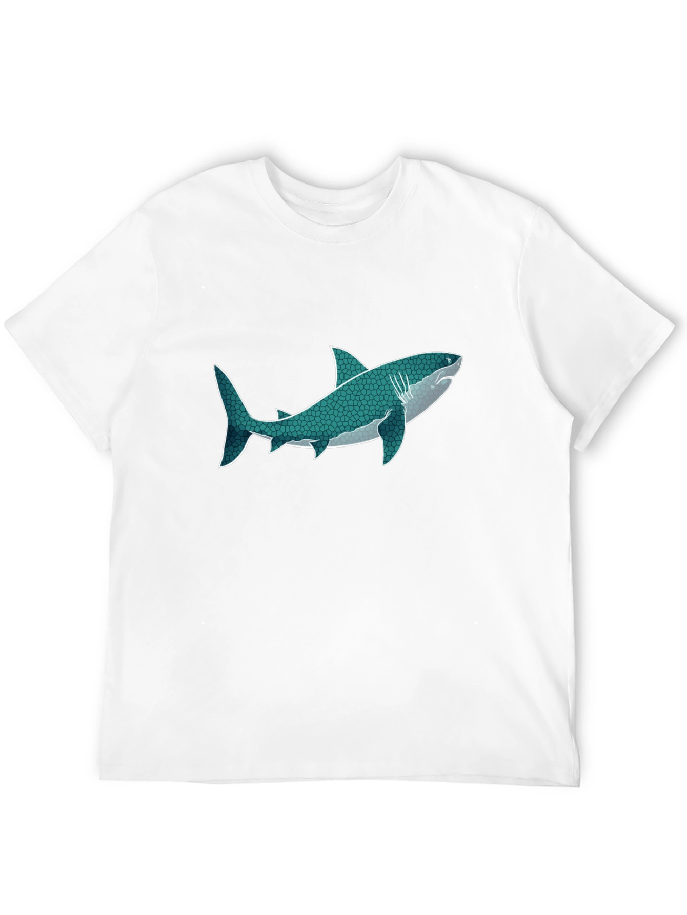 Black Shark Graphic Print Black T-Shirt view 12