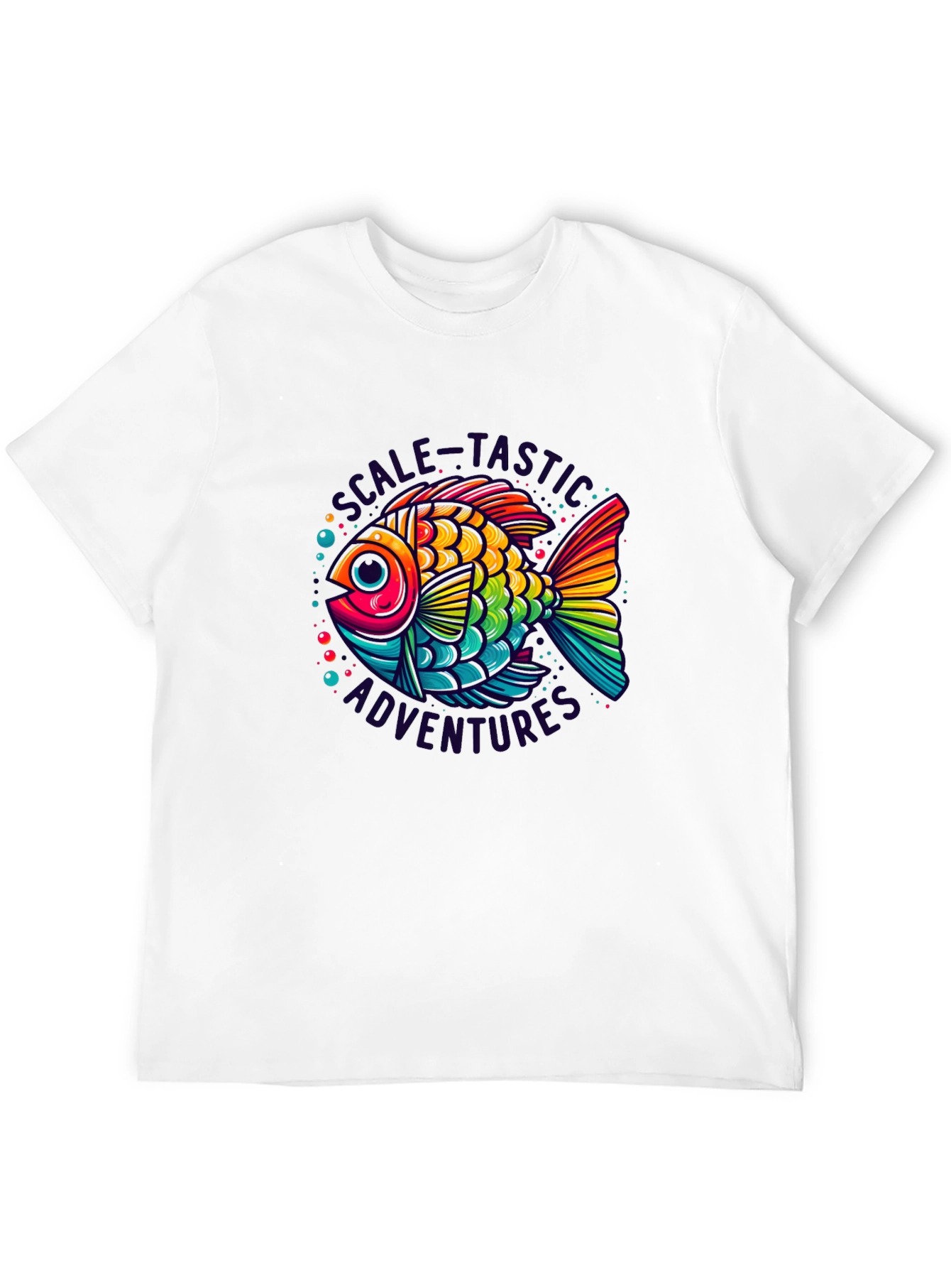 Rainbow Fish Scale-Tastic Adventures Graphic Tee - 12