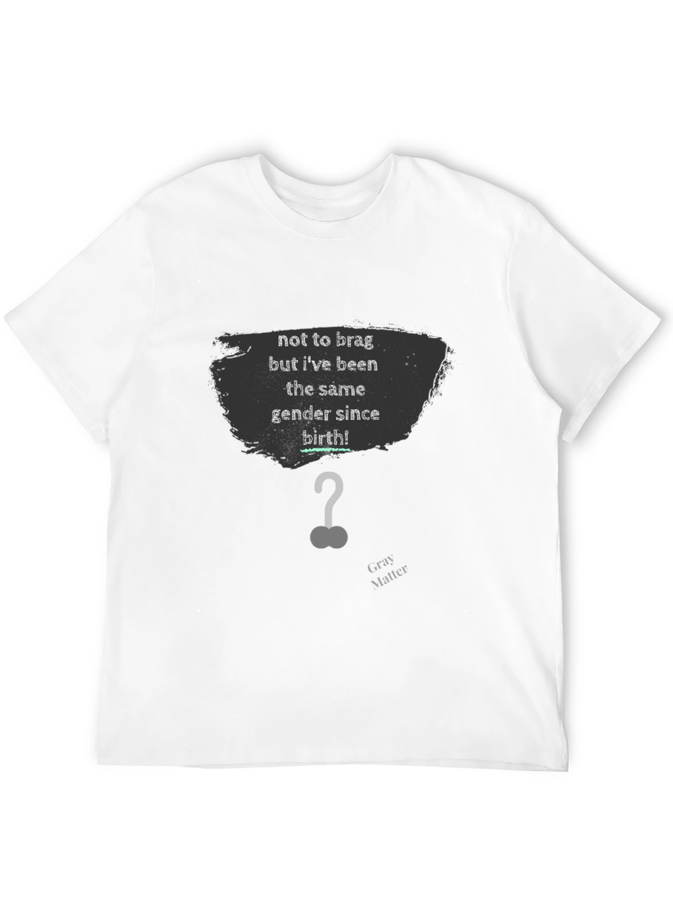 Black Gray Matter Same Gender T-Shirt view 12