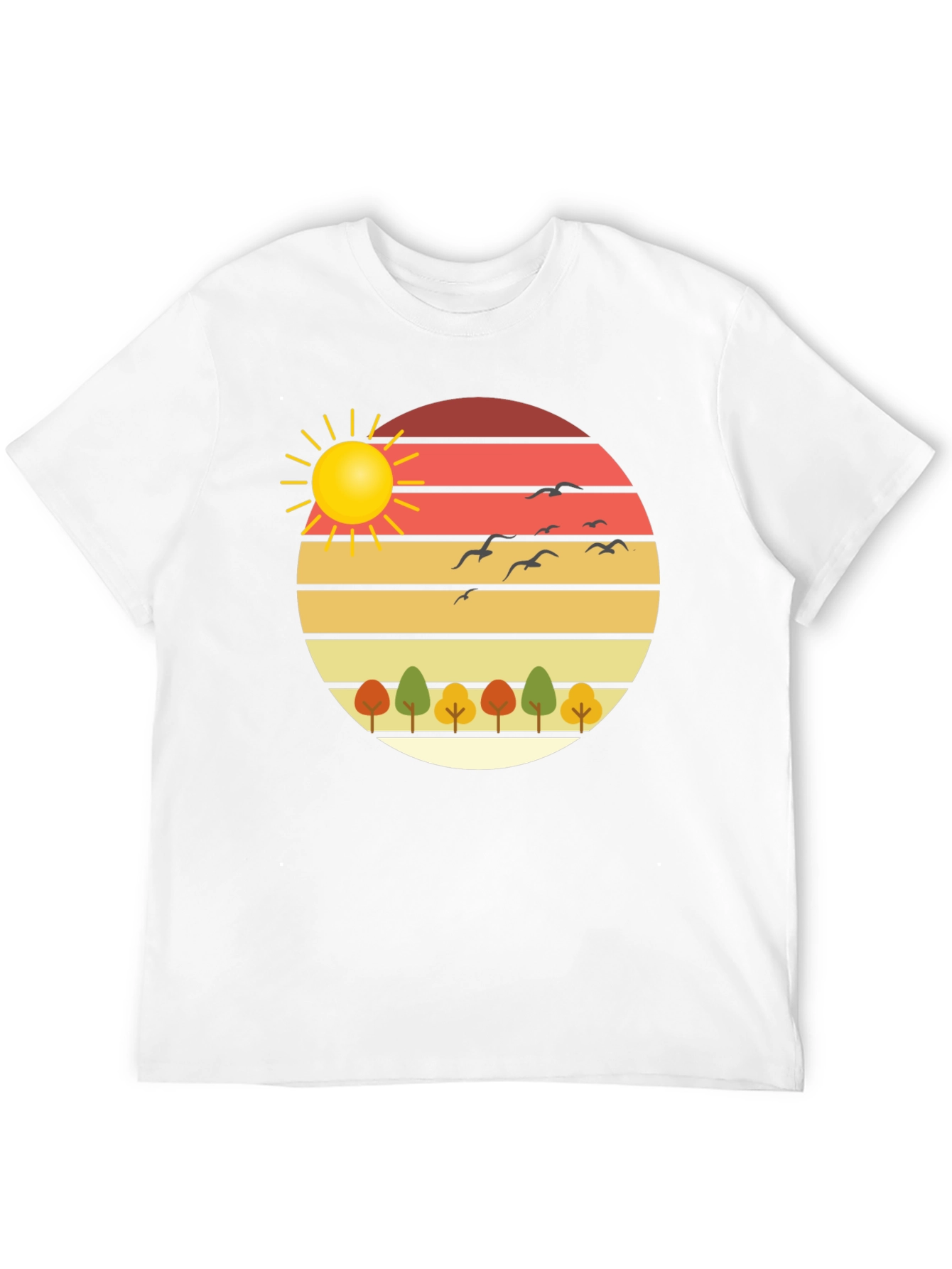 Black Nature Sunset Graphic Tee - Stylish Comfort view 12