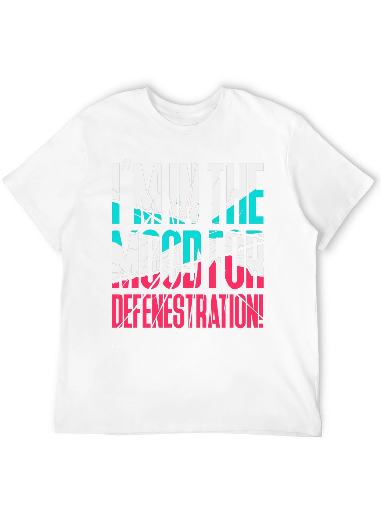 Black Defenestration Humor Tee view 12