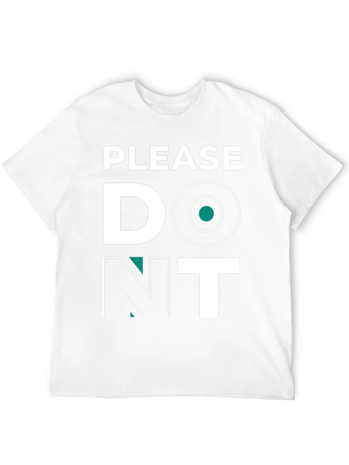 Black Please Don't T-Shirt - Funny Graphic Tee view 12