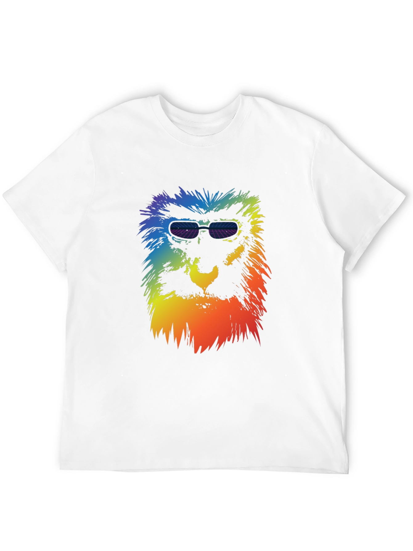 Black Retro Rainbow Ape Graphic Tee view 12