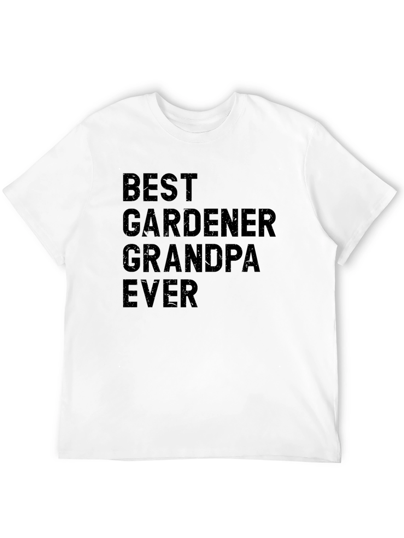 Black Best Gardener Grandpa Ever T-Shirt view 12