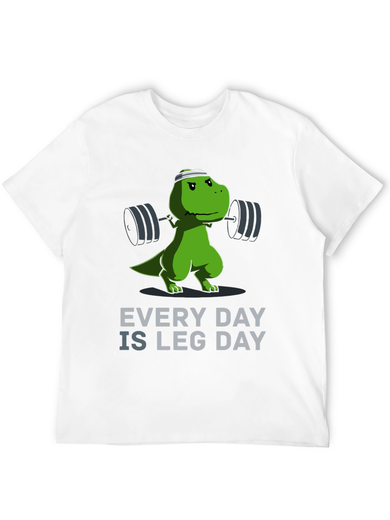 Black Dino Leg Day T-Shirt - Every Day Is Leg Day! view 12