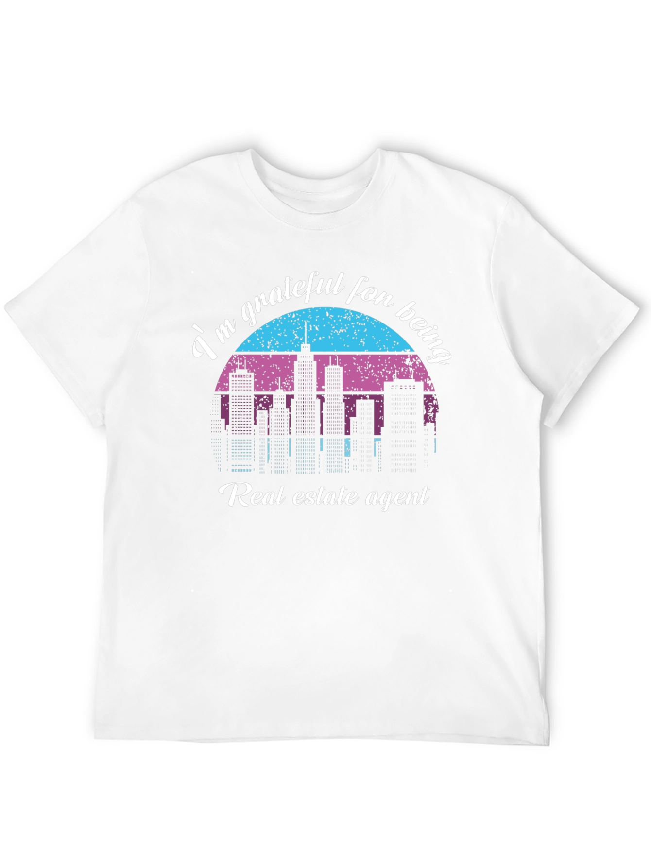 Black Grateful Real Estate Agent Black T-Shirt view 12