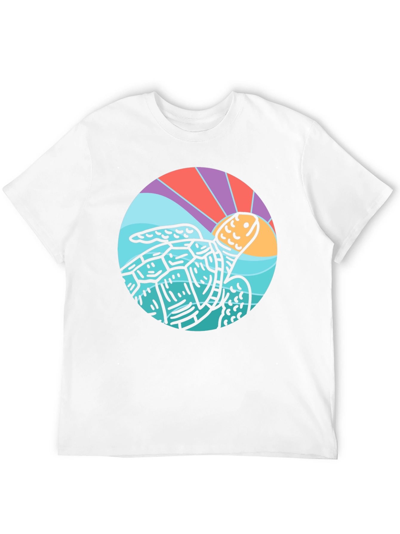 Black Turtle Graphic Black T-Shirt view 12