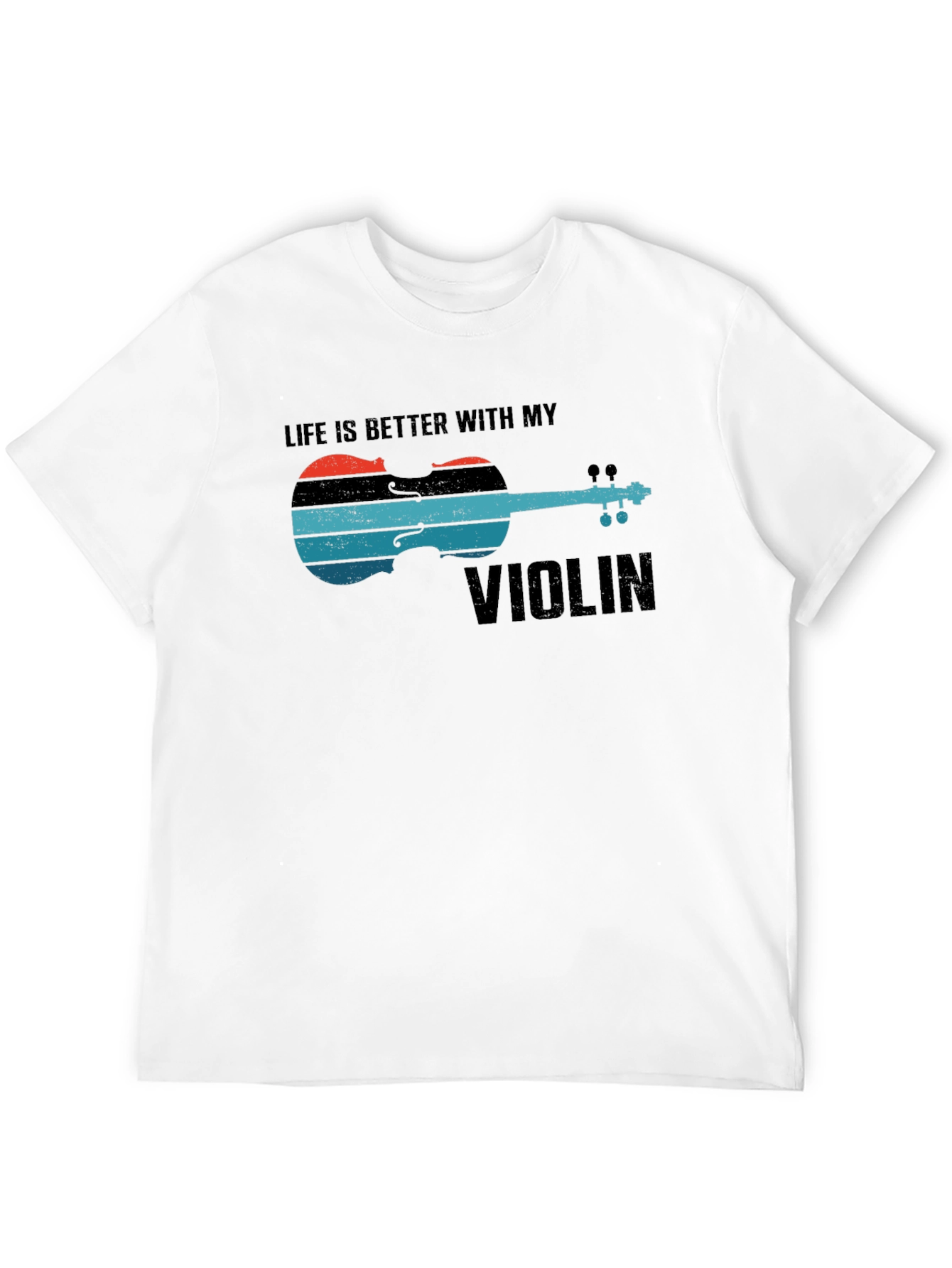 Black Life is Better with My Violin Graphic Tee view 12