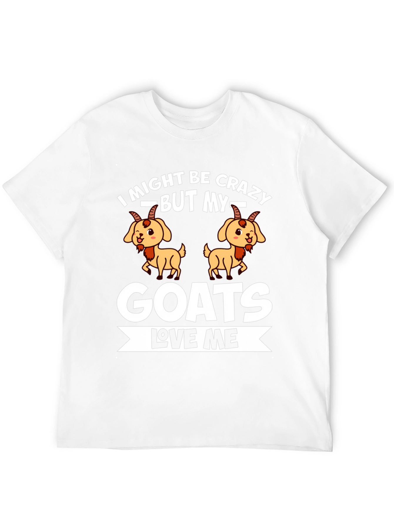 Black Crazy Goat Lover Graphic Tee - Soft Cotton view 12