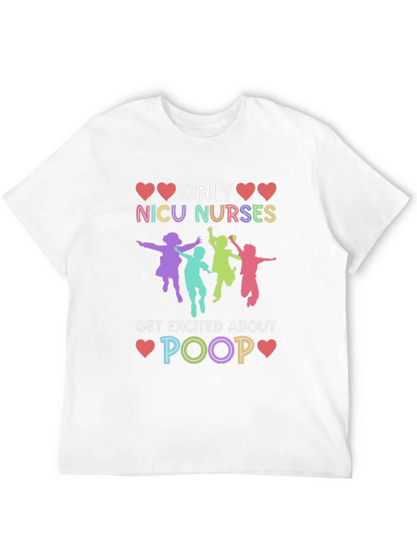 Black NICU Nurses Poop T-Shirt view 12