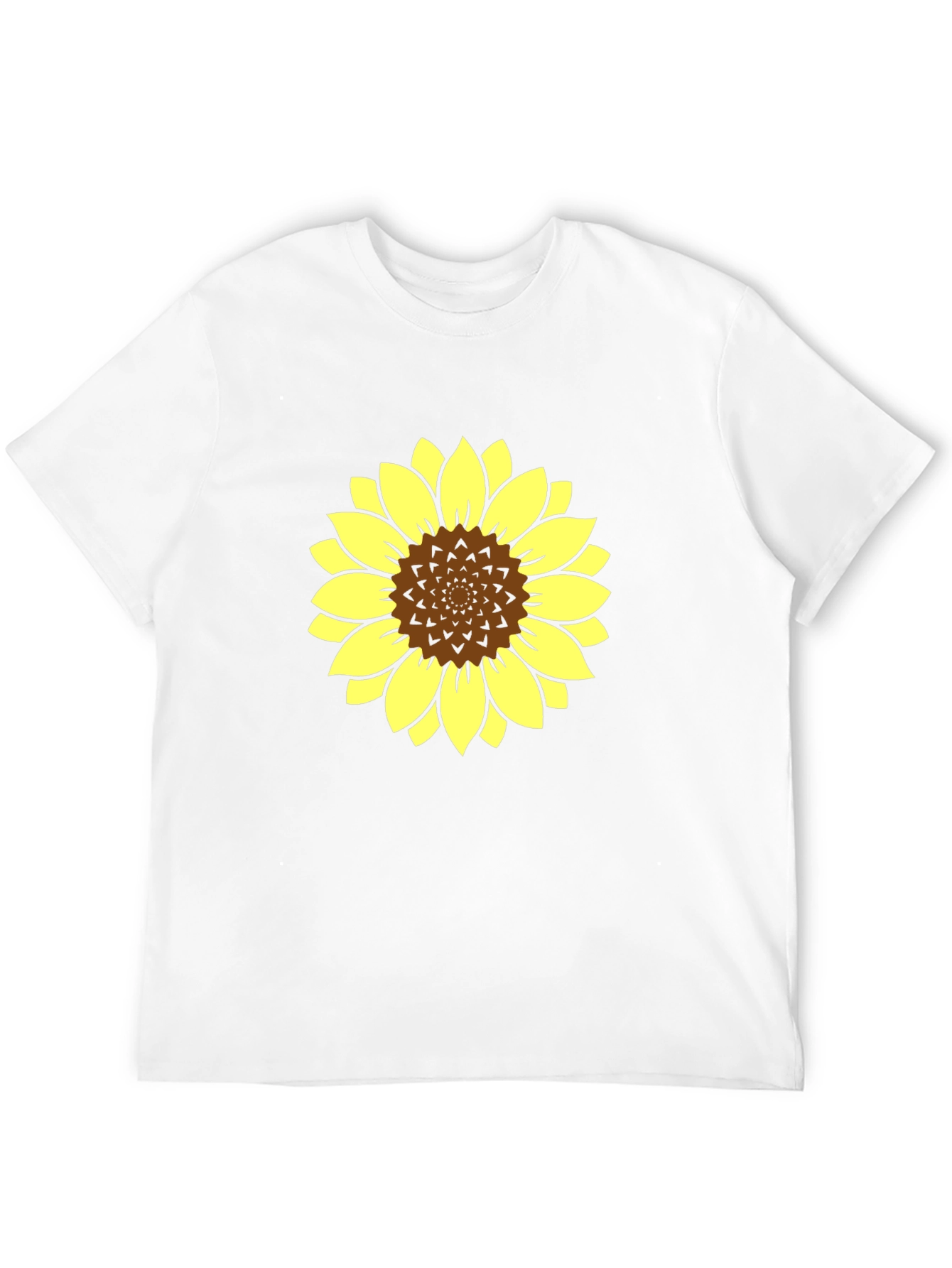 Black Sunflower Graphic Tee - Stylish Black Cotton T-Shirt view 12