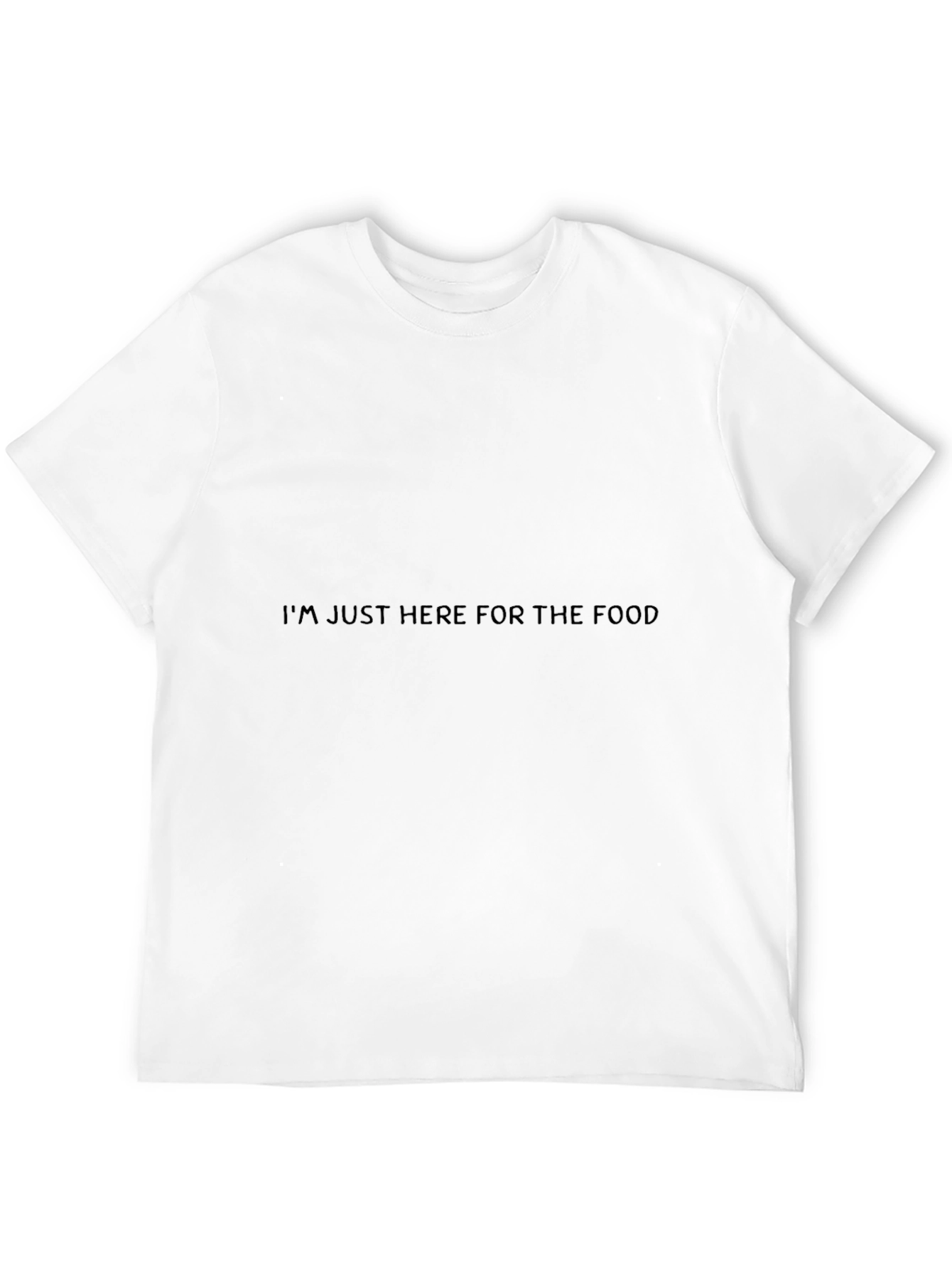 Black I'm Just Here For The Food Graphic Tee - Black view 12