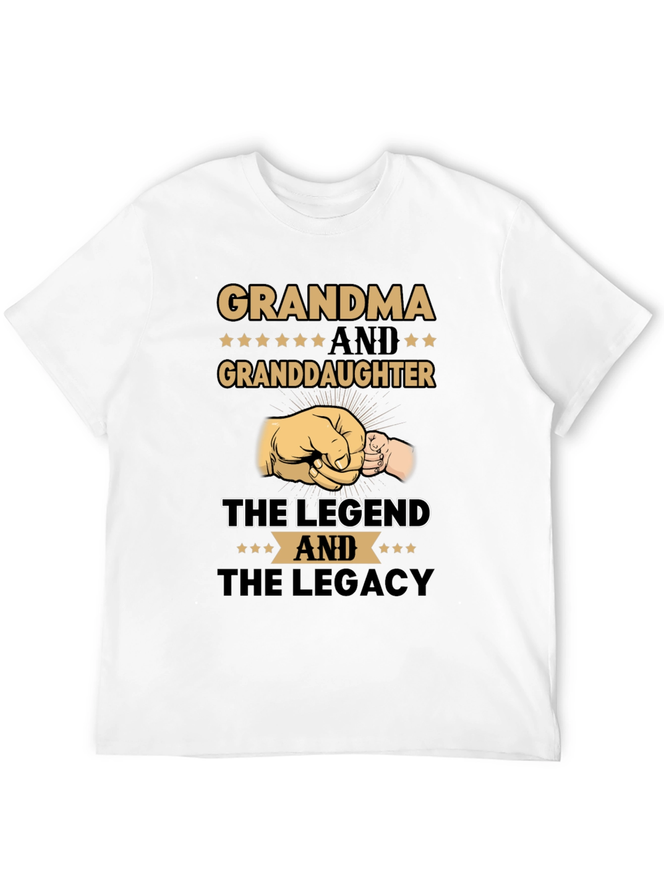Black Grandma & Granddaughter Legend Legacy T-Shirt view 12