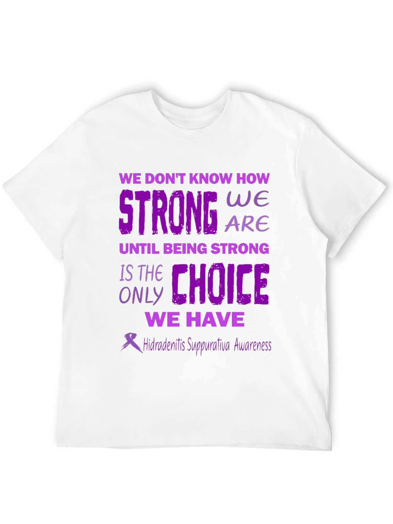 Black Hidradenitis Suppurativa Awareness T-Shirt view 12