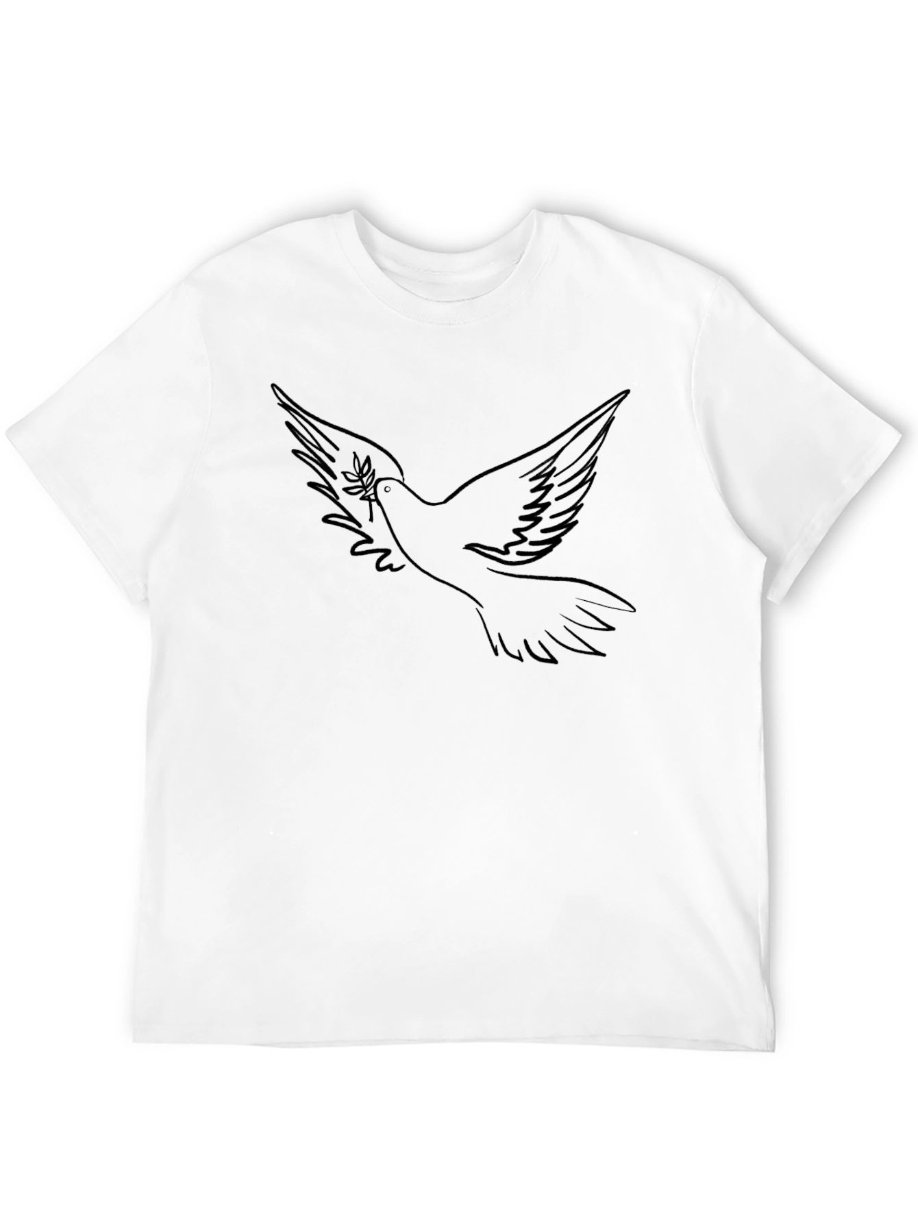 Black Dove Olive Branch Graphic Black T-Shirt view 12