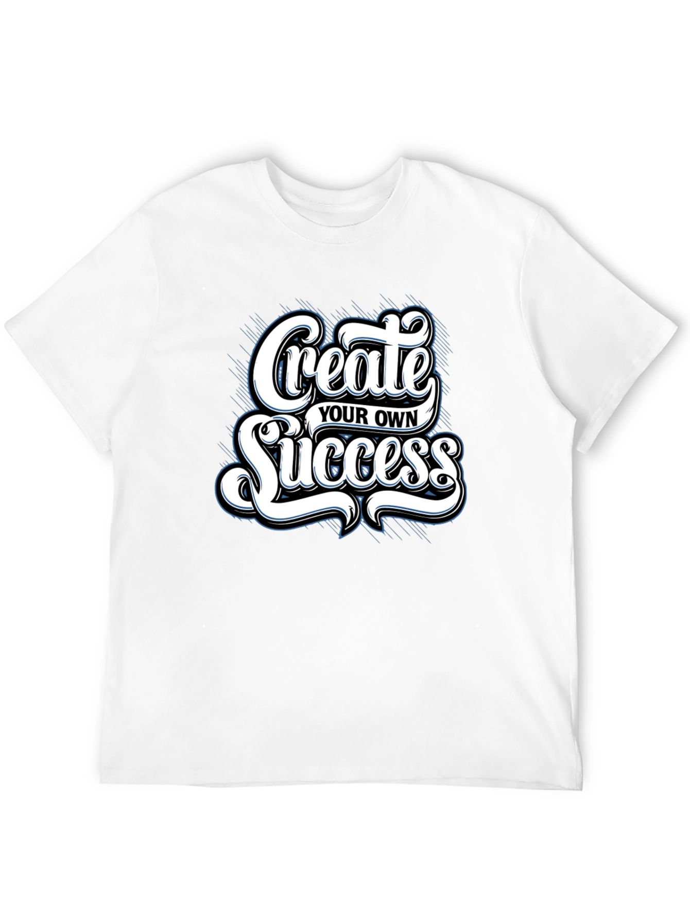 Black Create Your Own Success Graphic Tee view 12