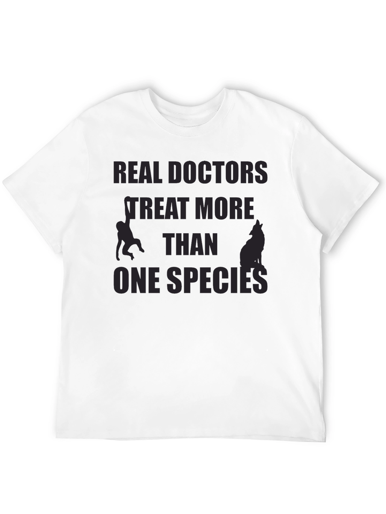 Black Real Doctors Treat More Than One Species T-Shirt view 12