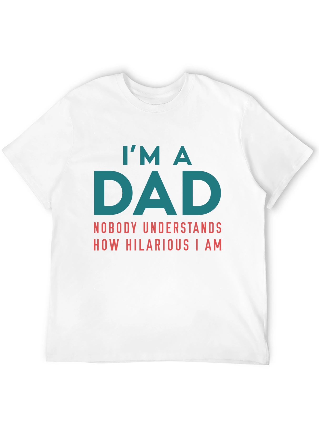 Black Funny Dad T-Shirt: I'm A Dad view 12