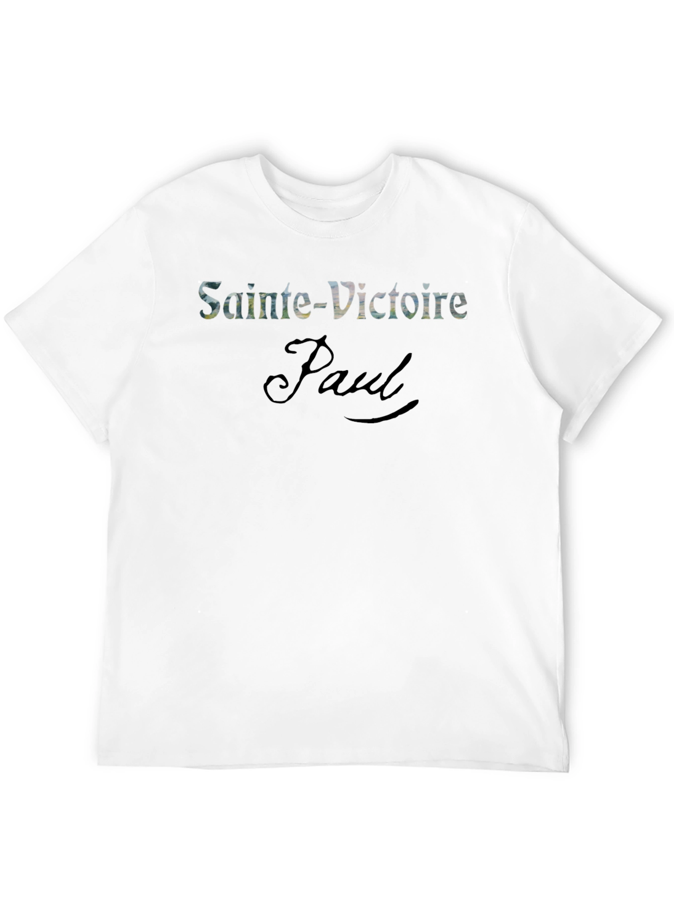 Black Sainte-Victoire Paul Black T-Shirt view 12