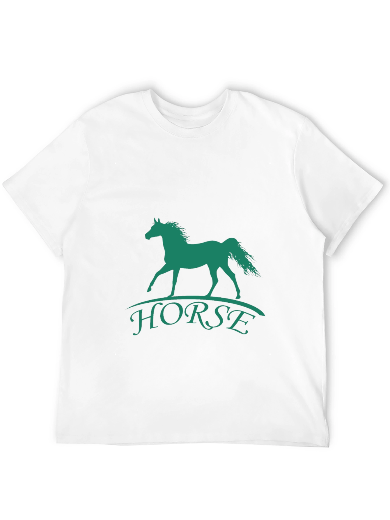 Black Horse Graphic Tee - Black Casual Comfort view 12