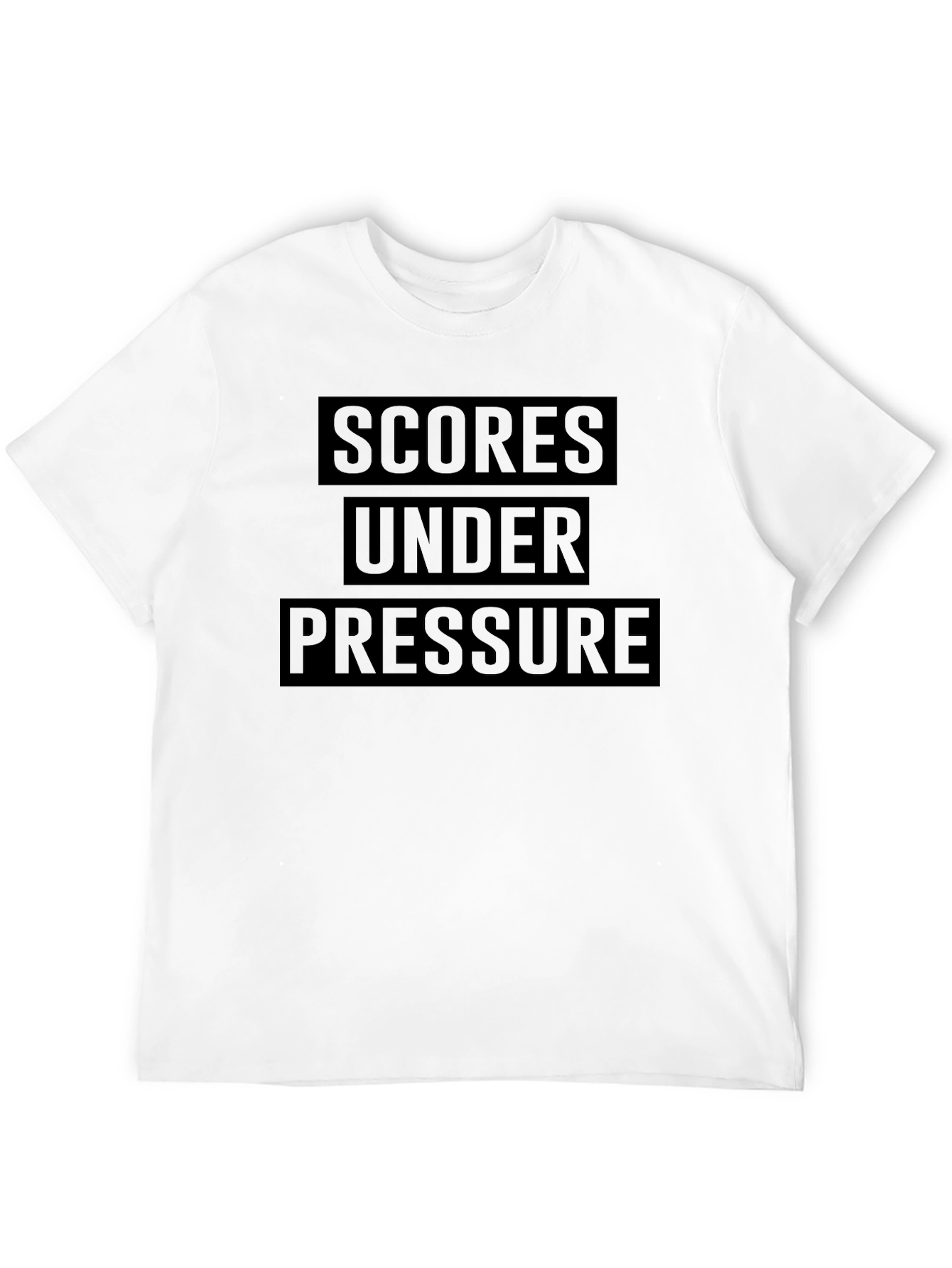 Black Scores Under Pressure Graphic Tee - Black view 12