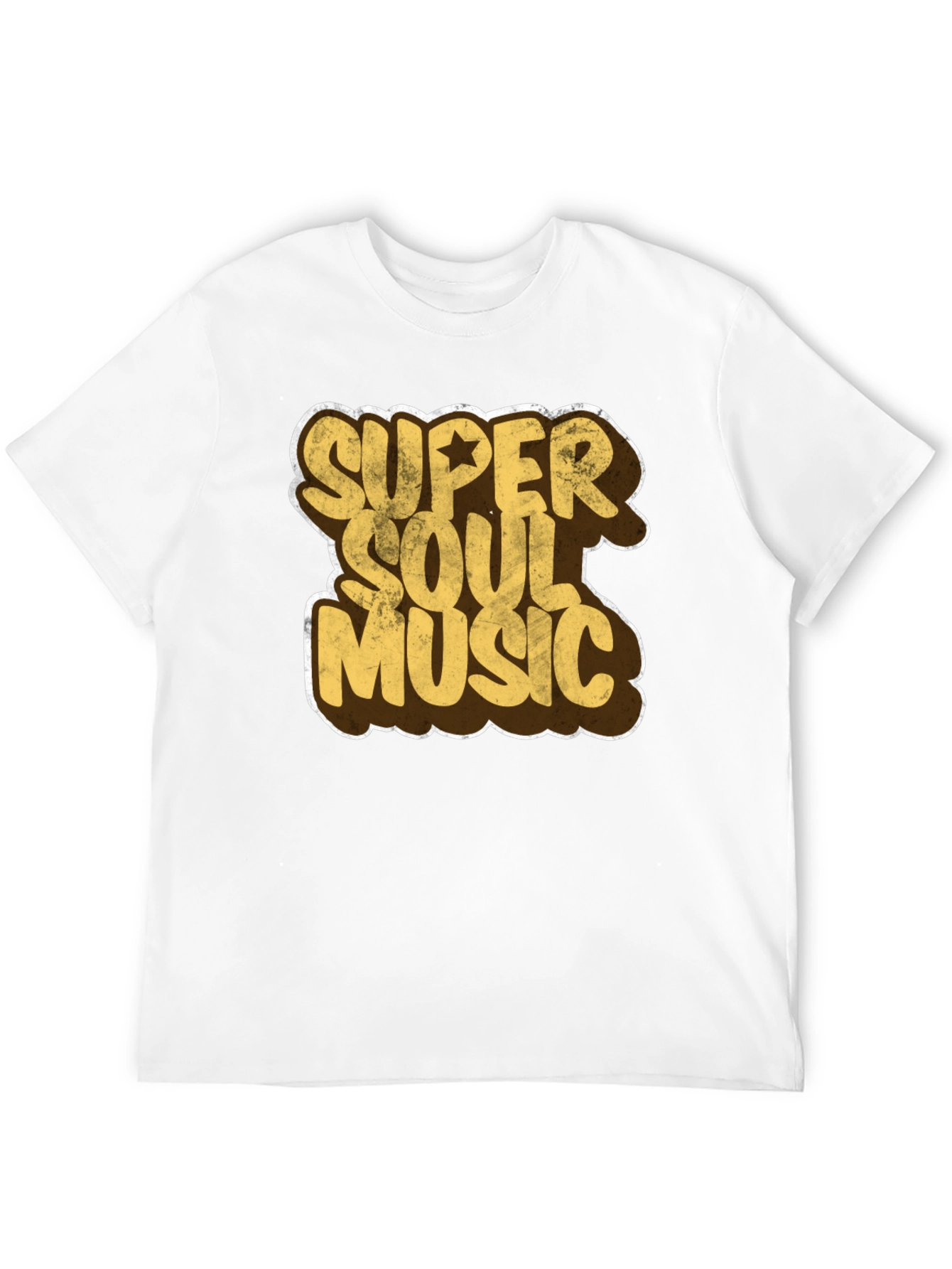 Black Super Soul Music Graphic T-Shirt view 12