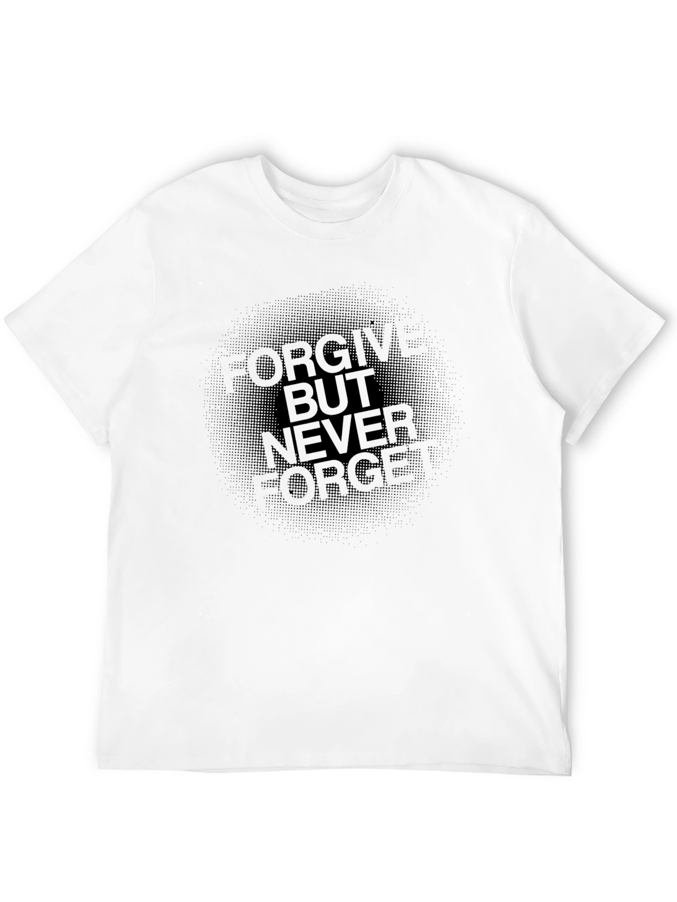 Black Black 'Forgive But Never Forget' Graphic Tee view 12