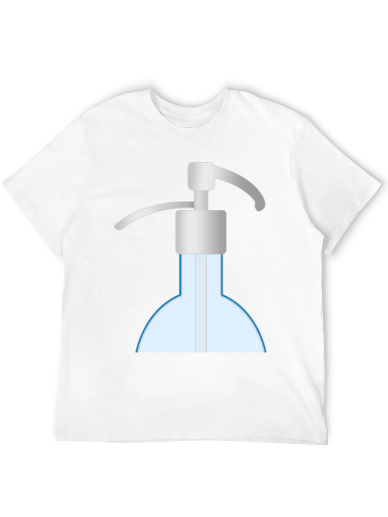 Black Novelty Hand Sanitizer Graphic T-Shirt view 12