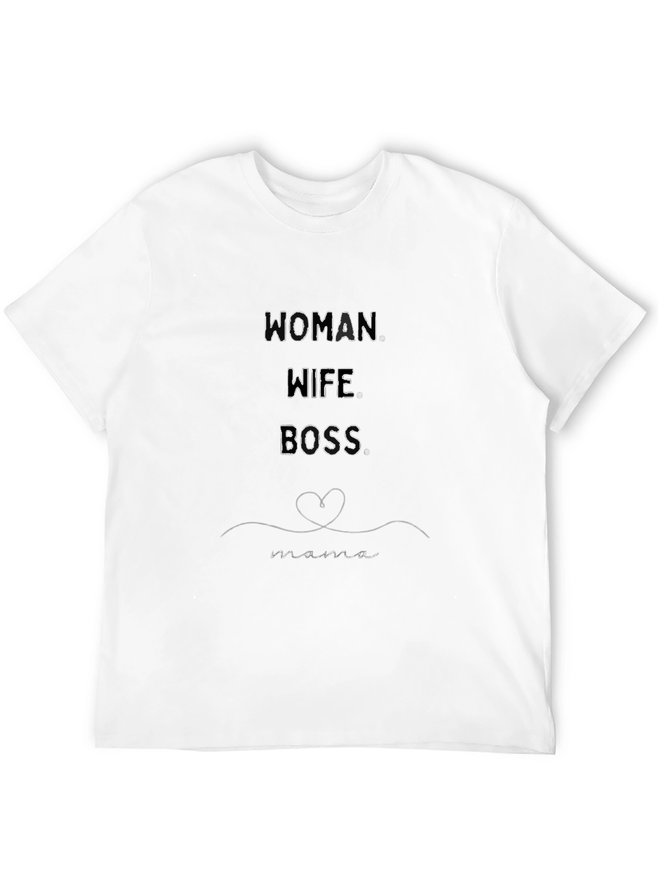 Black Woman Wife Boss Mama T-Shirt view 12