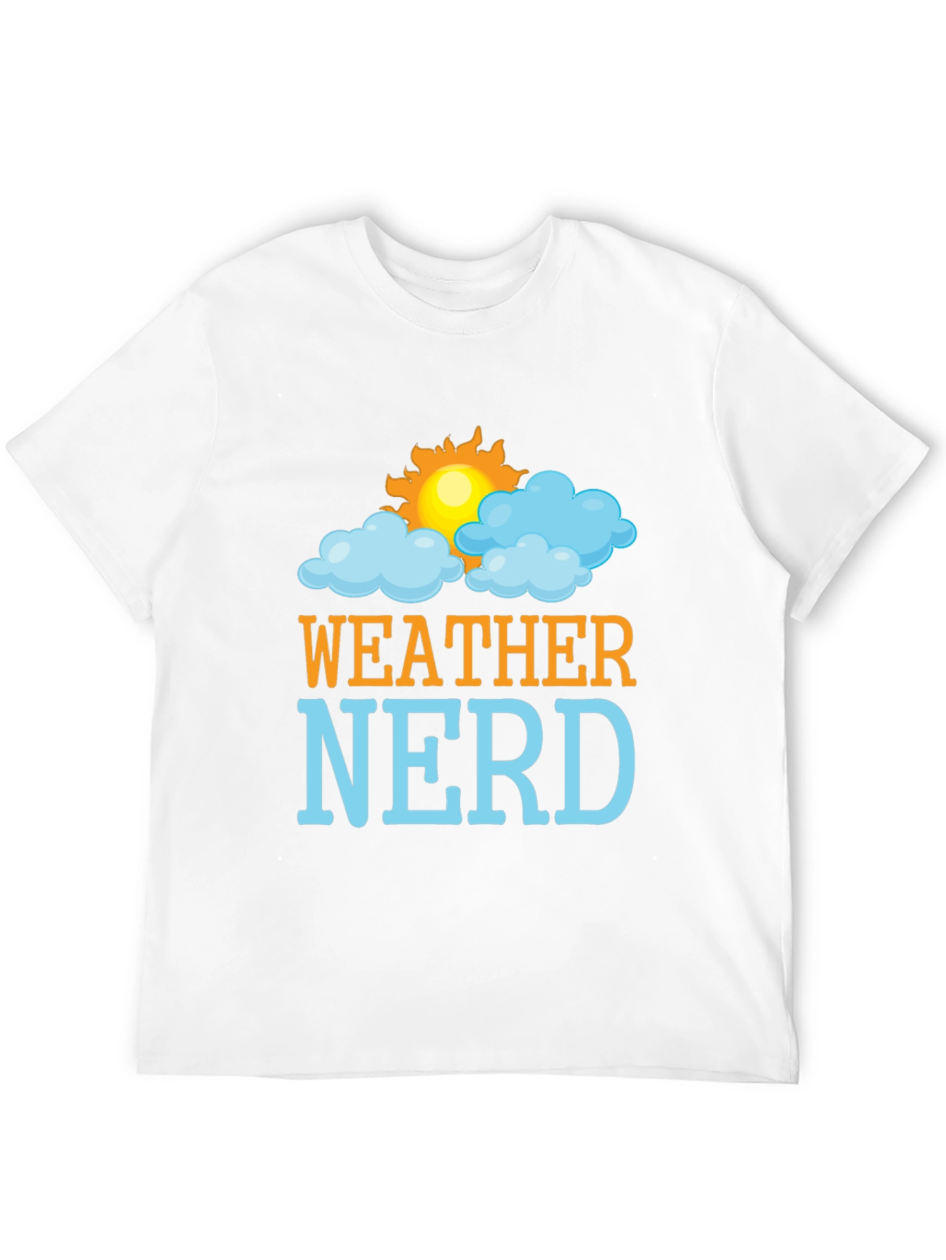 Black Weather Nerd T-Shirt - Fun, Stylish Tee view 12