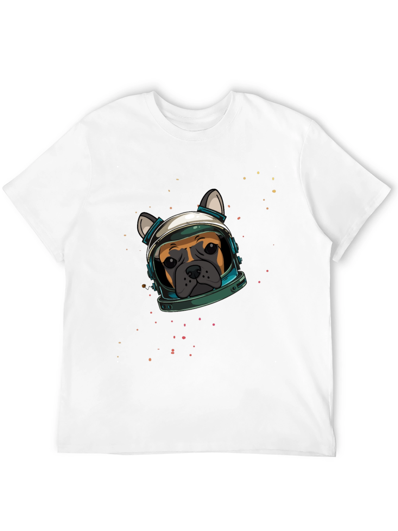 Black Dog Astronaut Graphic Print T-Shirt view 12