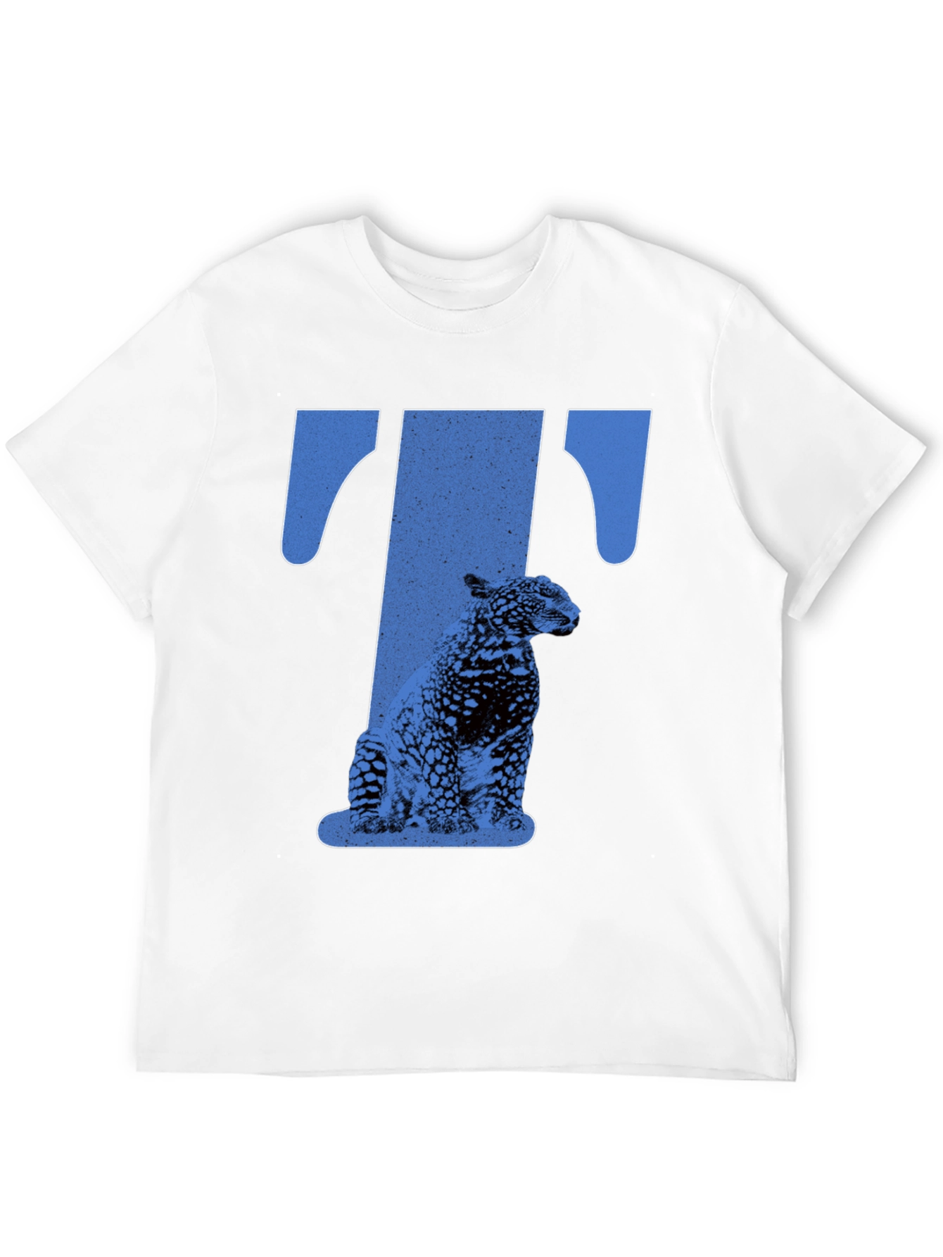 Black Jaguar 'T' Graphic Tee - Stylish Men's Black T-Shirt view 12