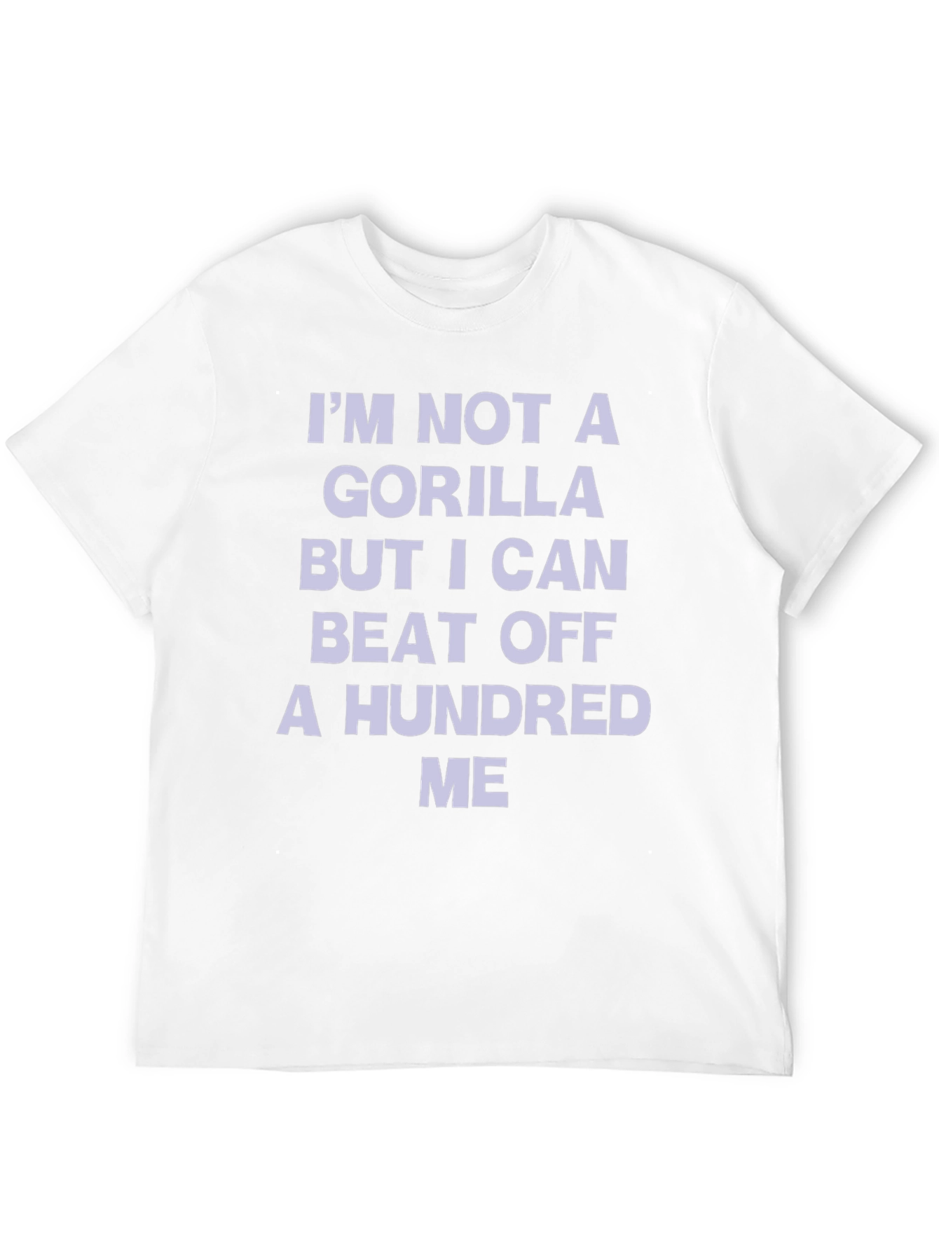 Black Funny Gorilla Beat Off T-Shirt view 12