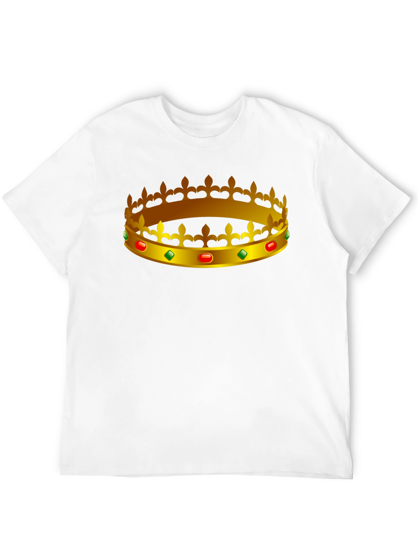 Black Regal Crown Graphic Tee - King/Queen Style view 12