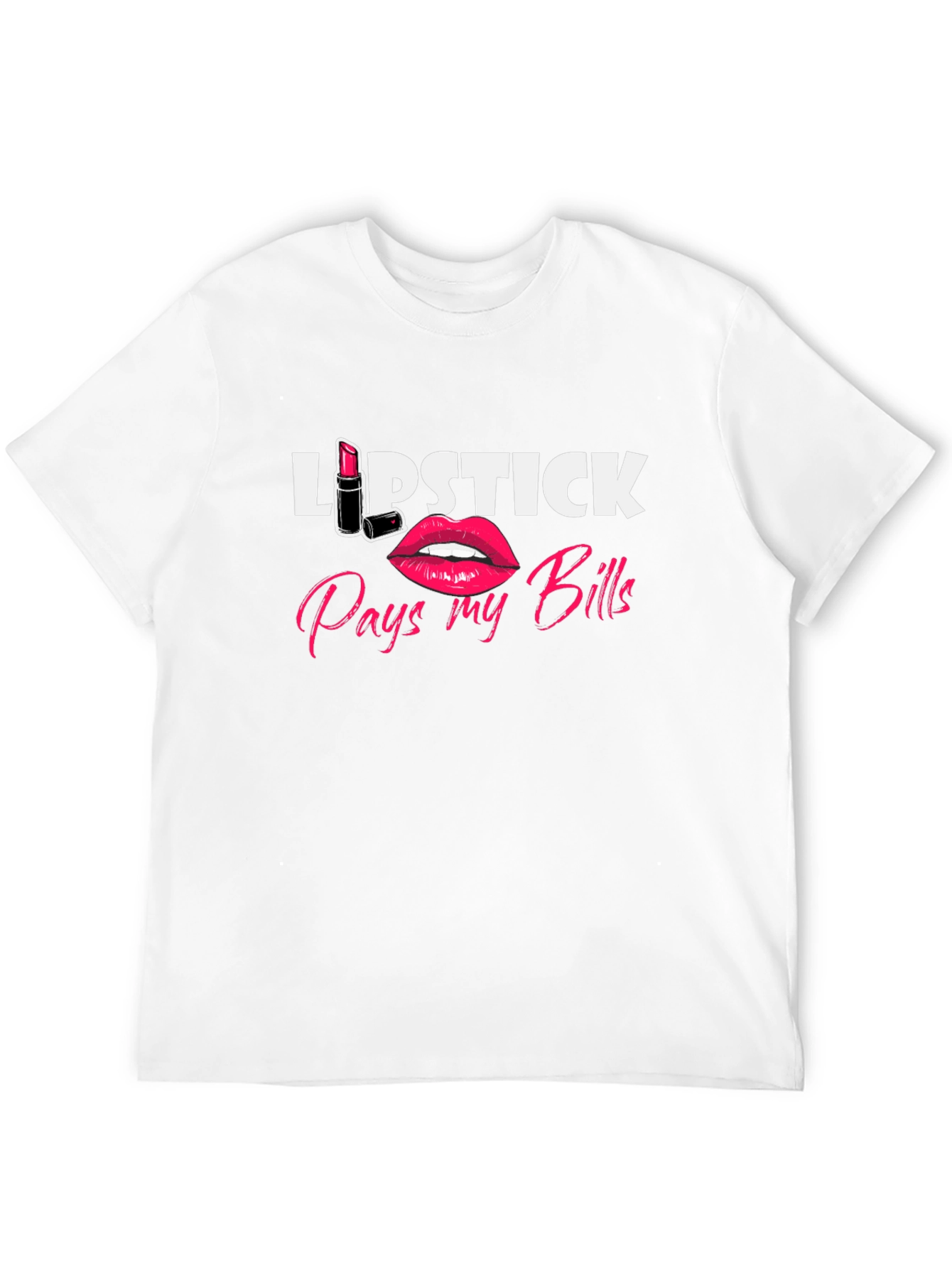 Black Lipstick Pays My Bills Graphic Tee view 12