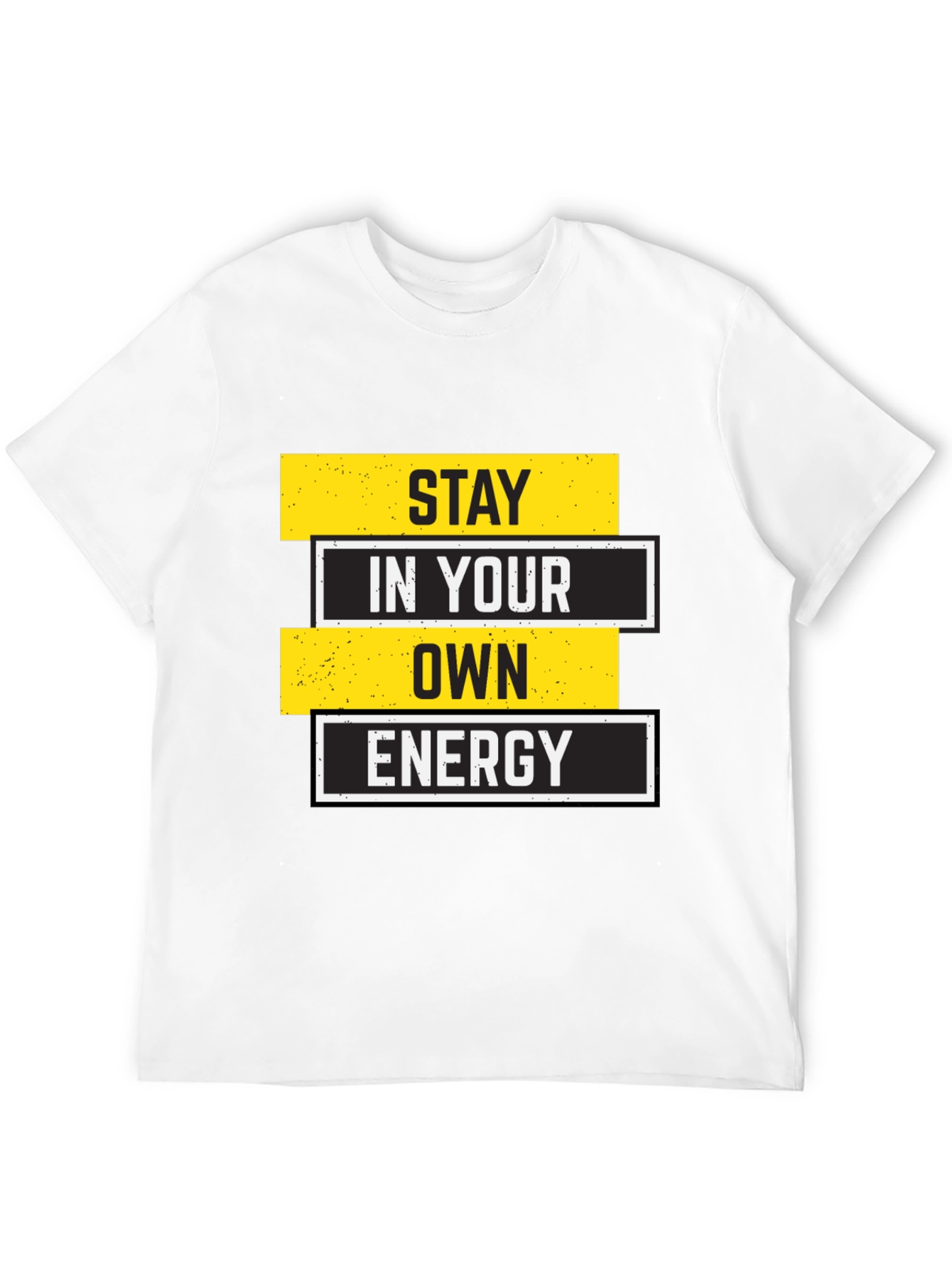 Black Stay in Your Own Energy Graphic Tee view 12