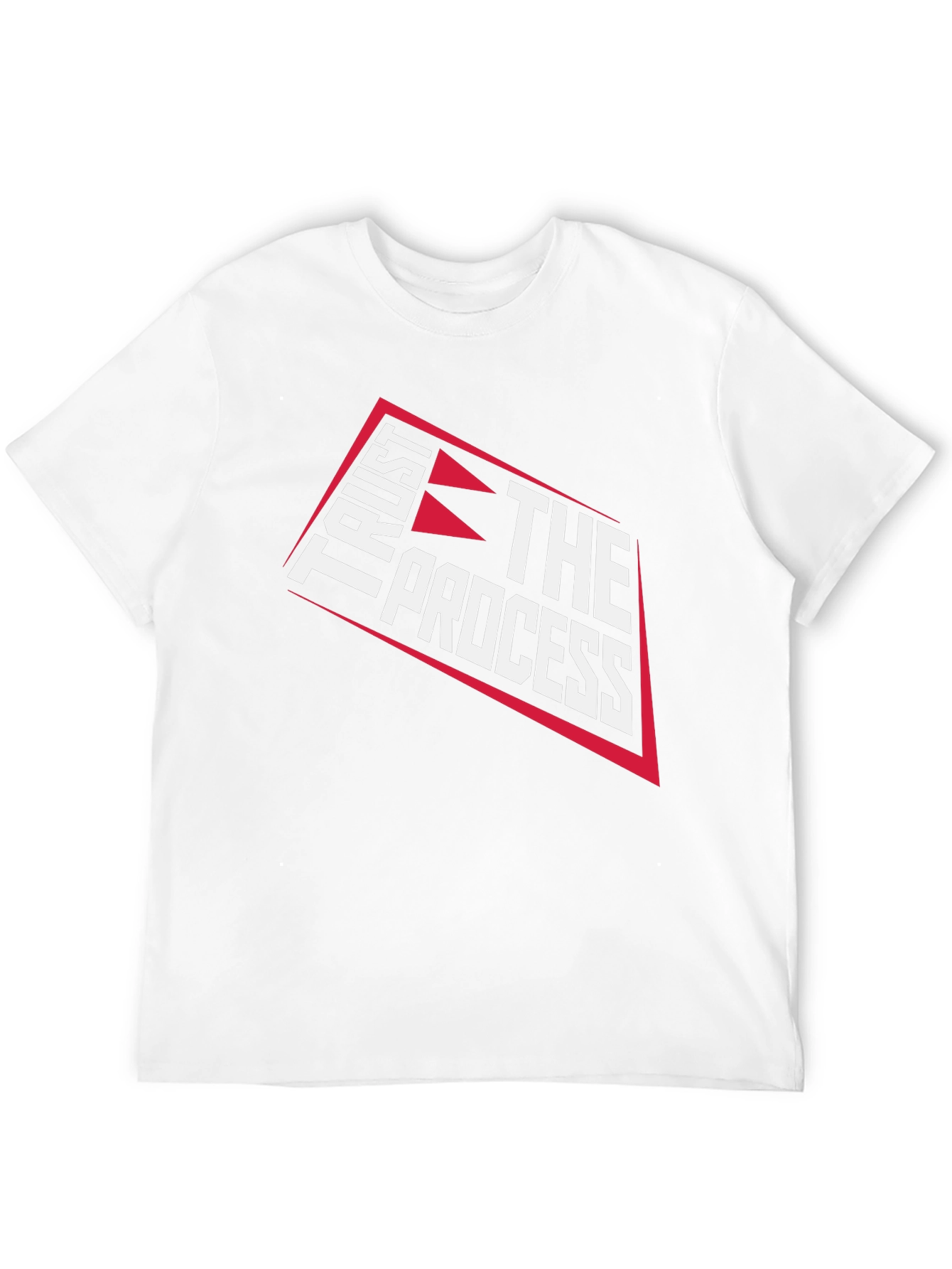 Black Trust The Process Graphic T-Shirt - Black Cotton Tee view 12