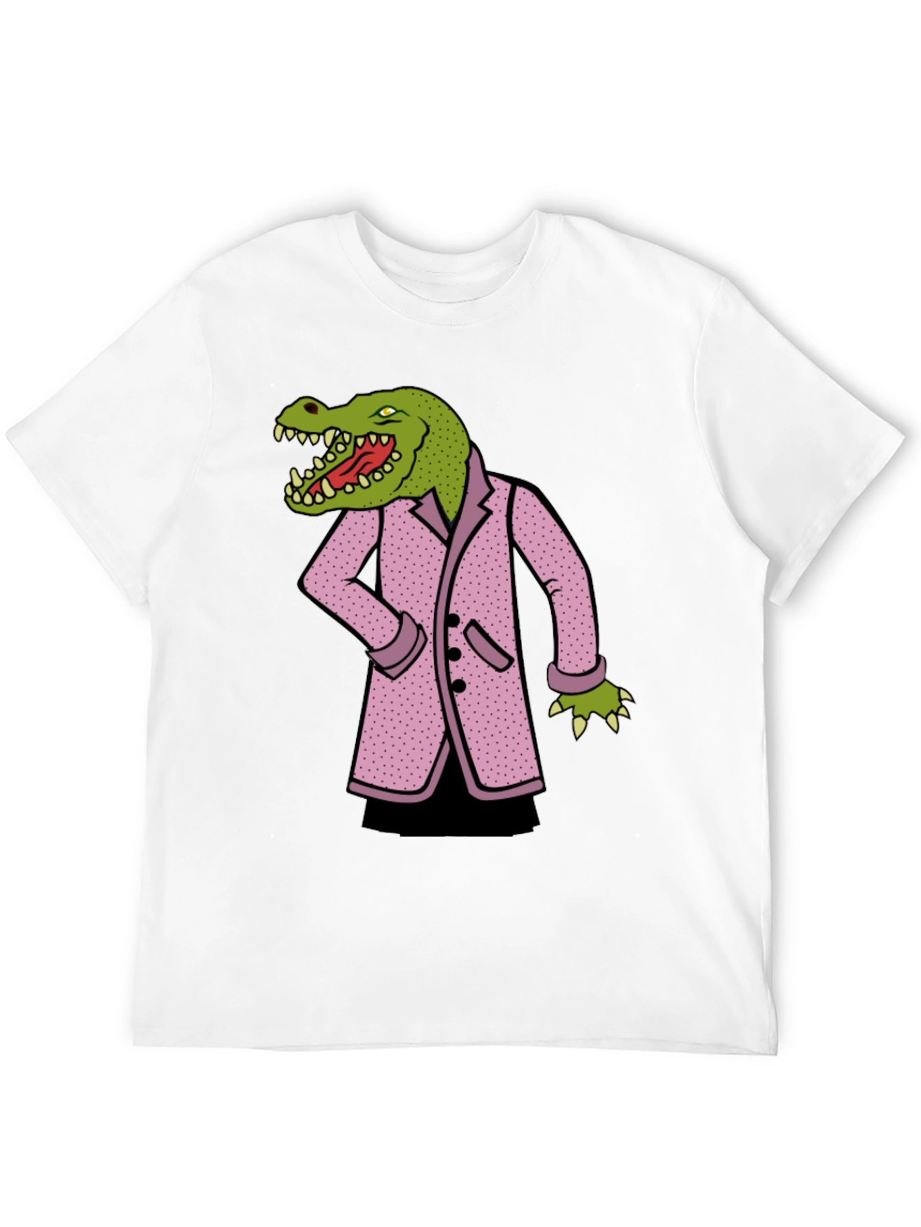 Black Gator in a Suit T-Shirt view 12