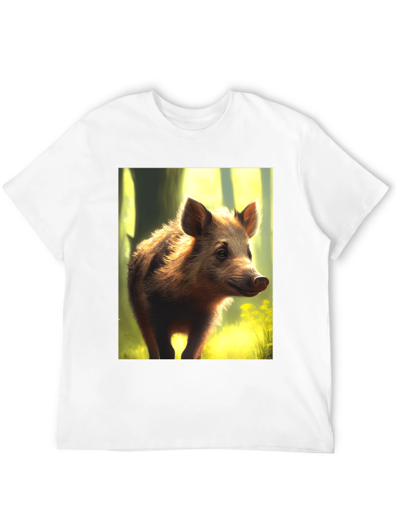 Black Wild Boar Graphic Tee view 12